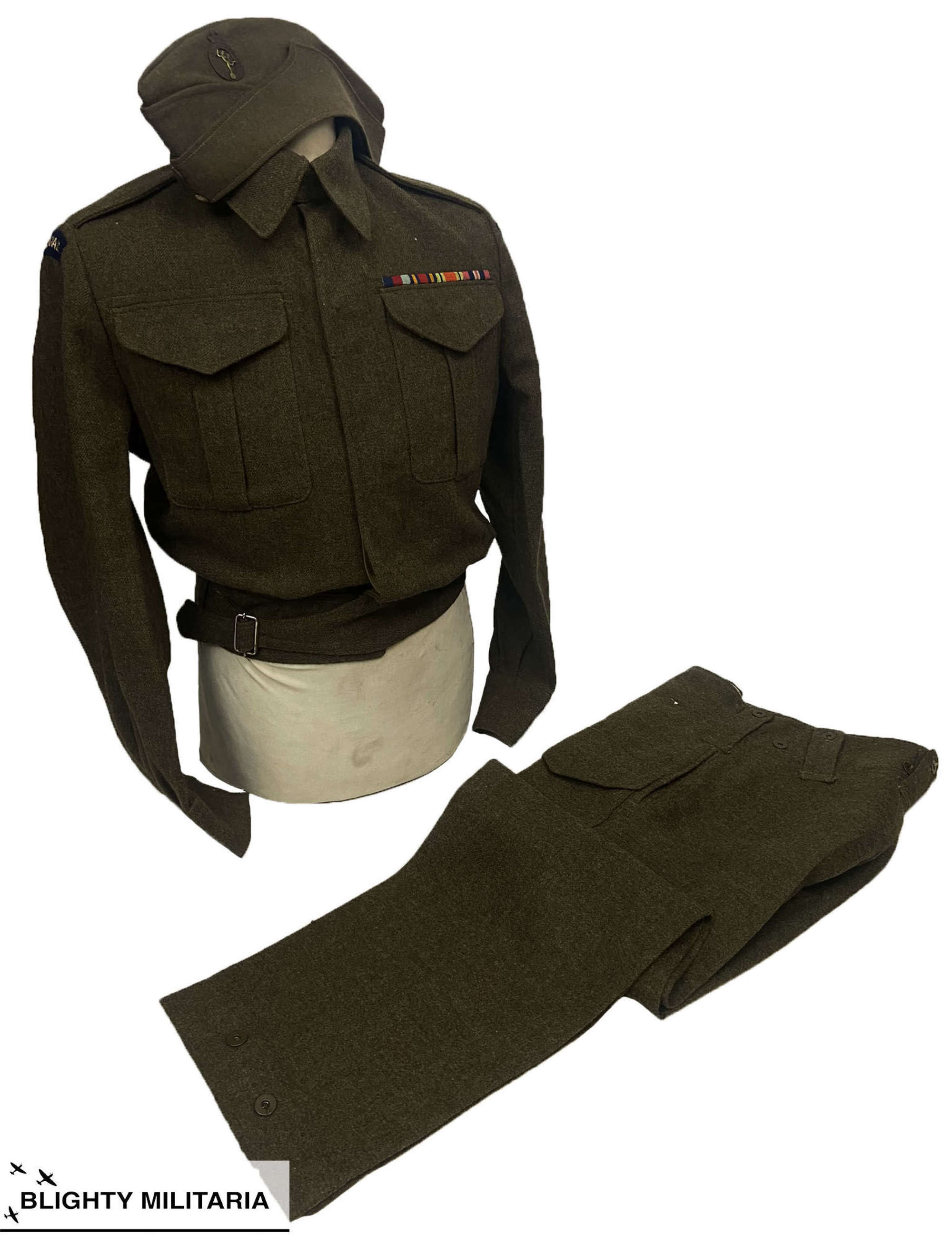 Original Princess Louise's Kensington Regiment Battledress Uniform
