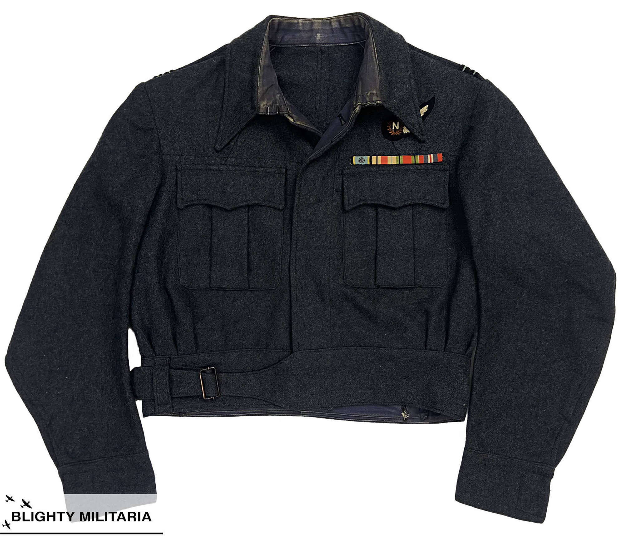 Original 1945 Dated RAF War Service Dress Blouse - Navigator