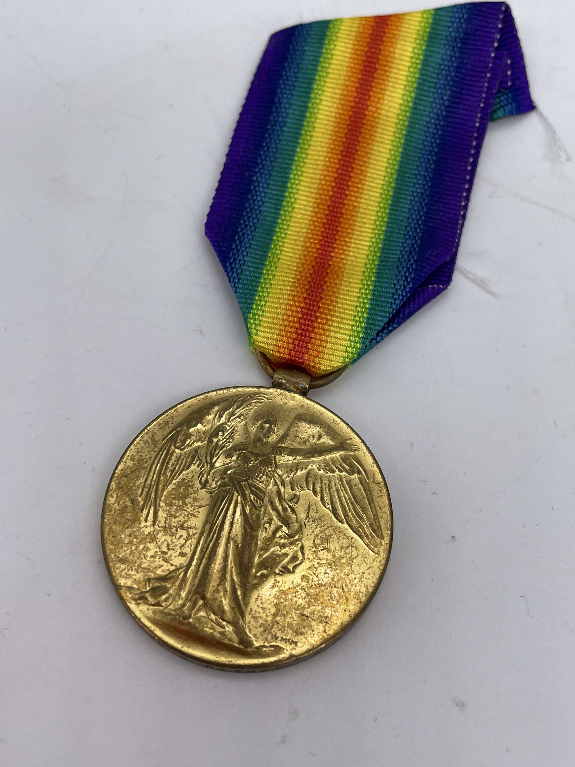 World War One Victory Medal, Pte Rayner, Royal Artillery, Killed in Action/Casualty