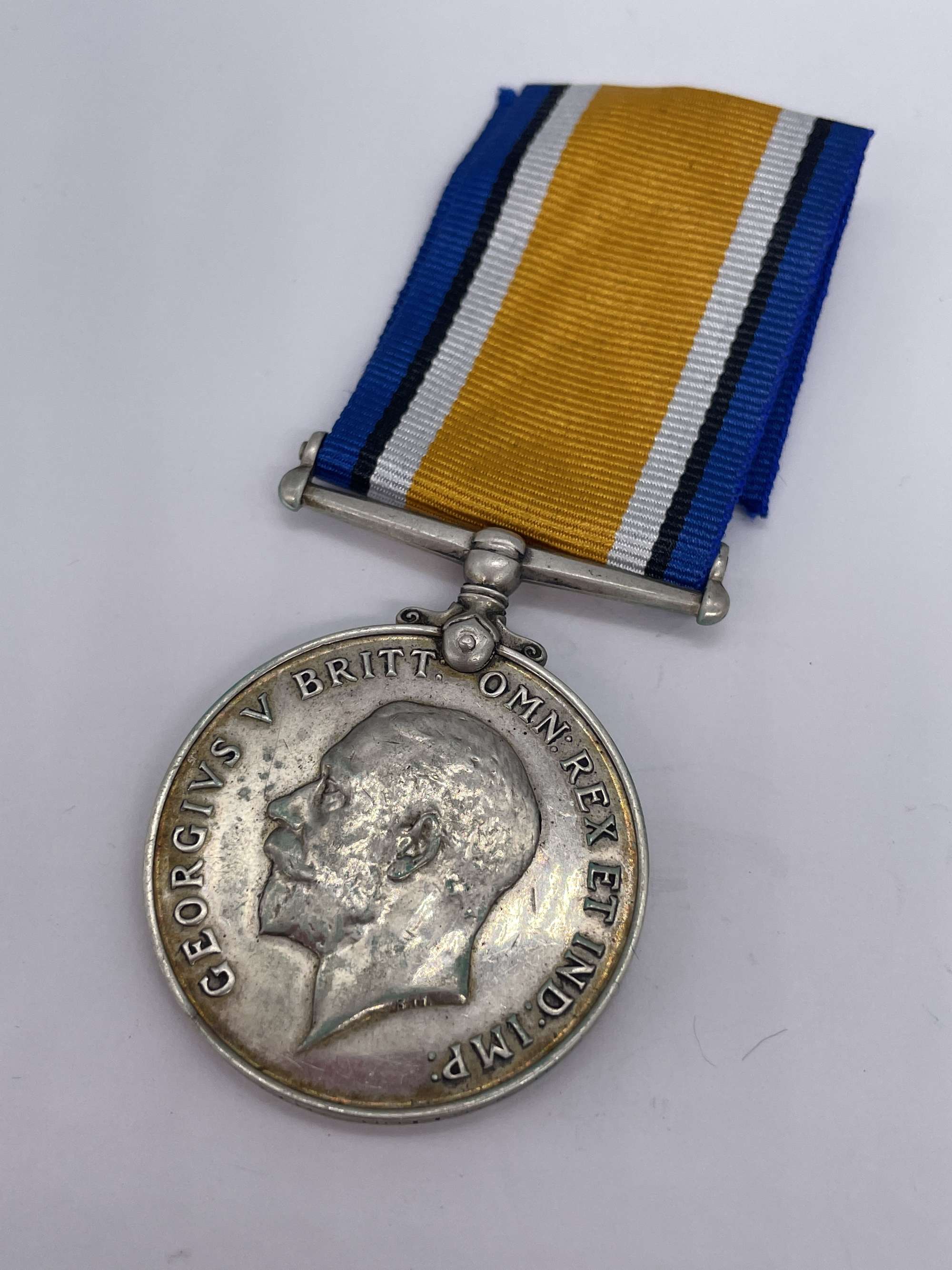 Original World War One British War Medal, Pte Smith, Notts and Derby Regiment