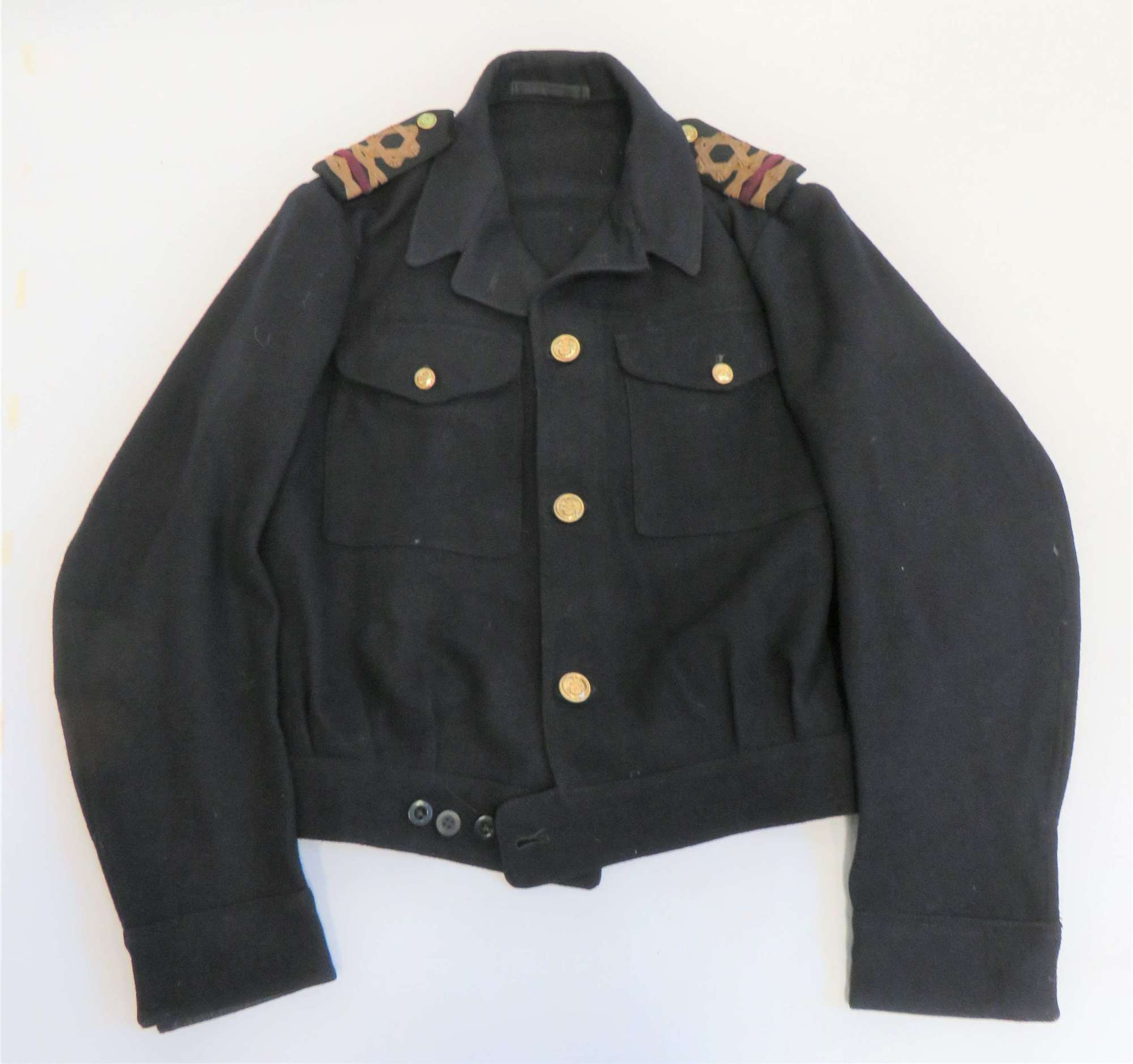 WW2 Royal Navy Officers 1944 Dated Battle Dress Jacket