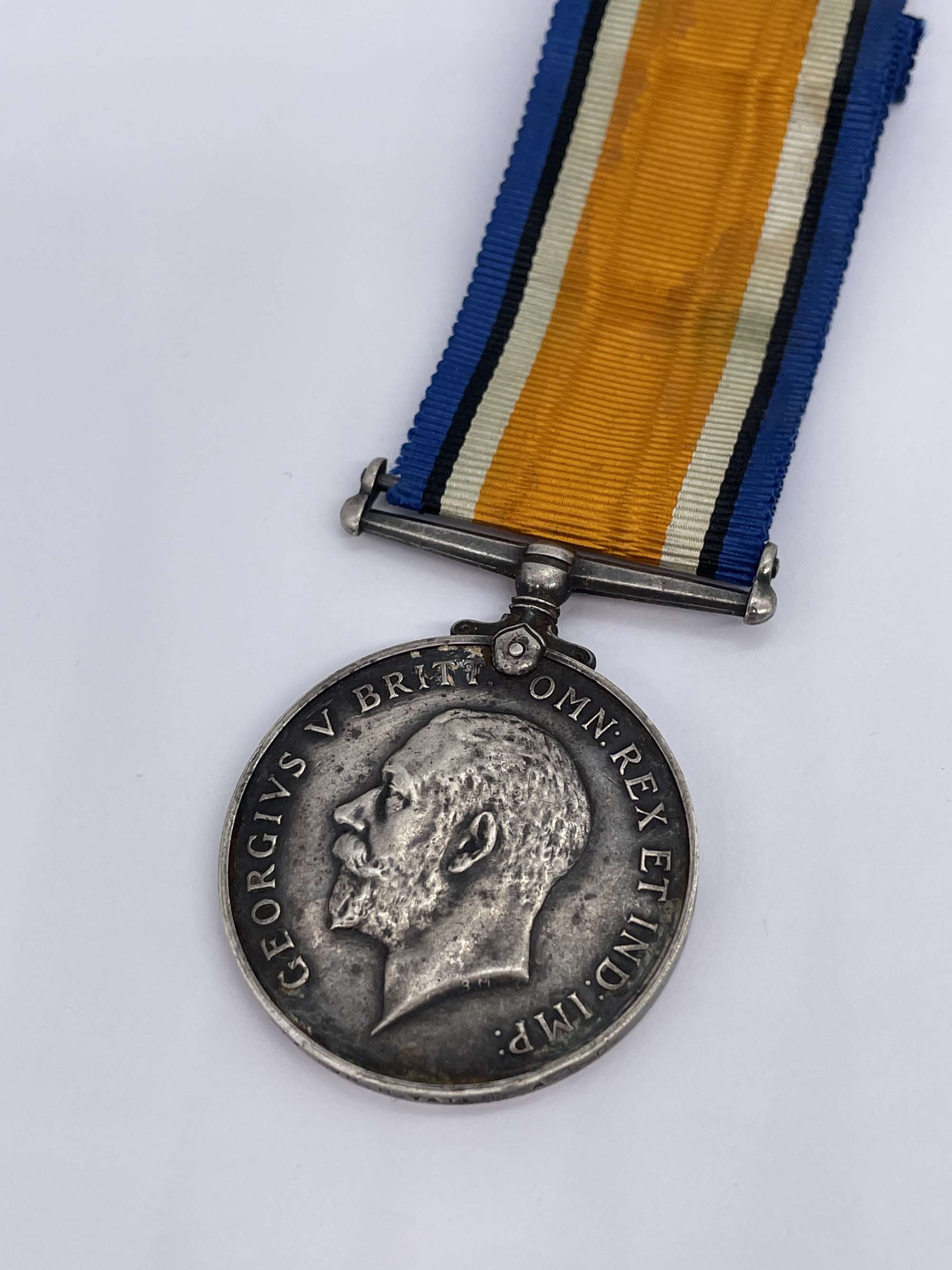 Original World War One British War Medal, Dvr Yates, Army Service Corps