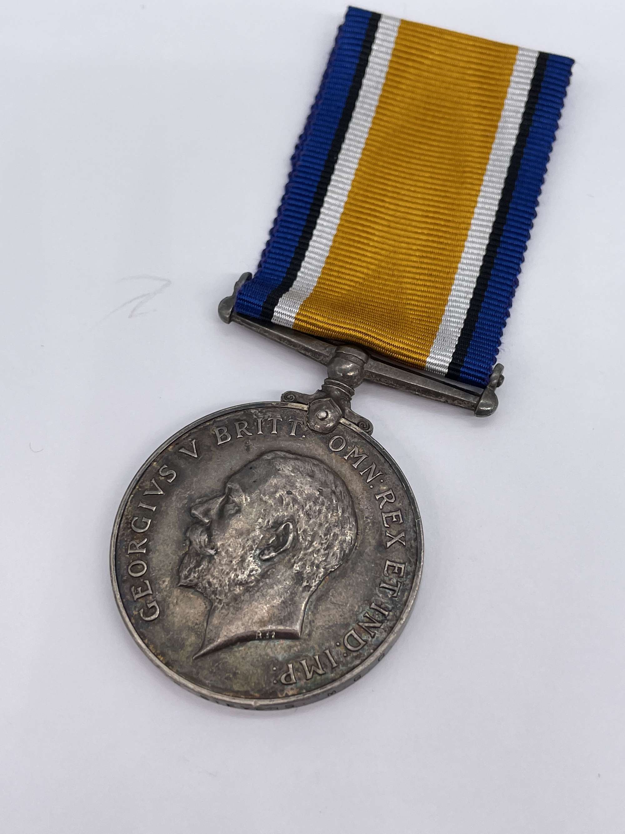 Original World War One British War Medal, Pte Stevens, Machine Gun Corps, Killed in Action