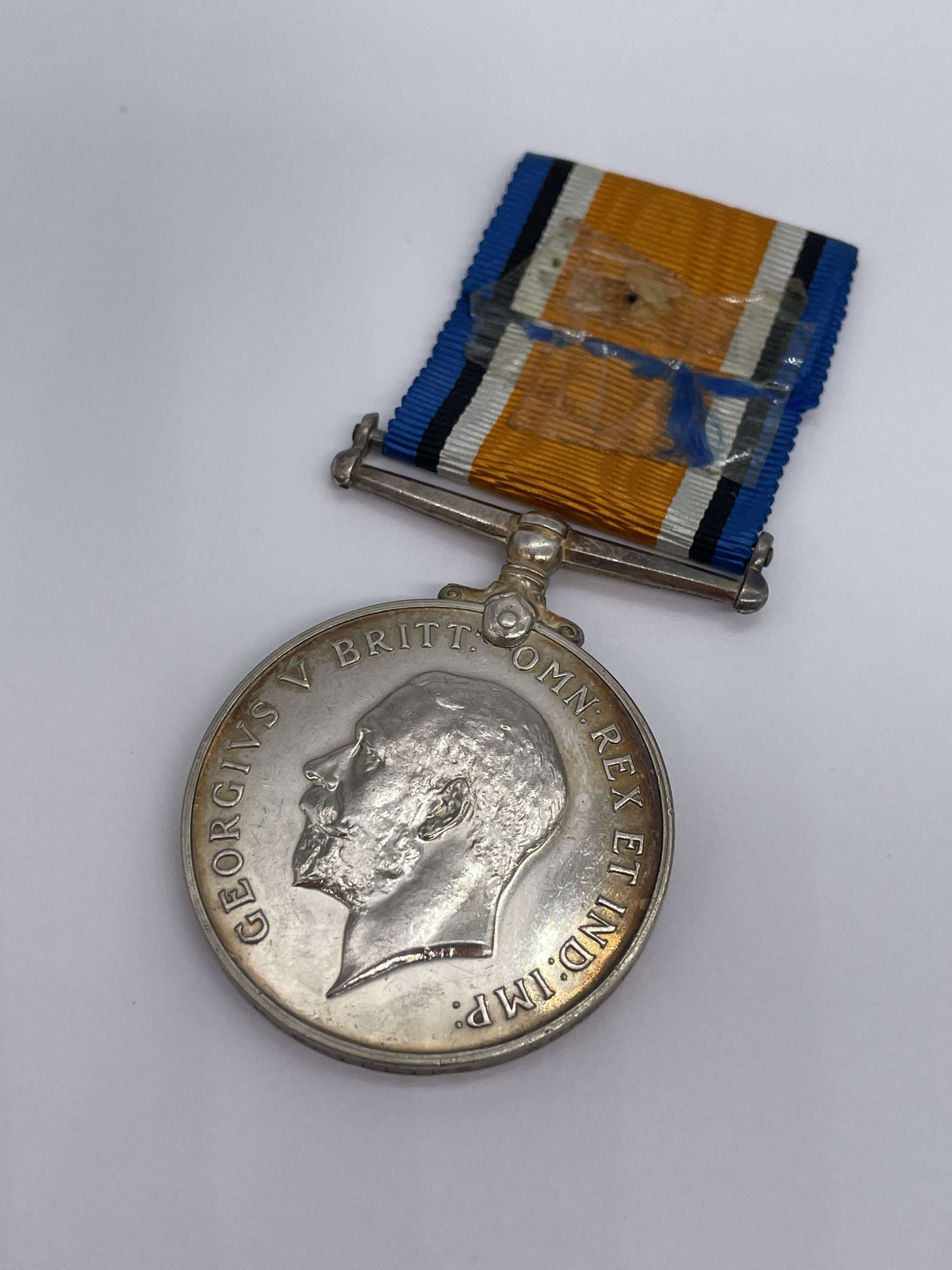 Original World War One British War Medal, Pte Phillips, Worcestershire Regiment