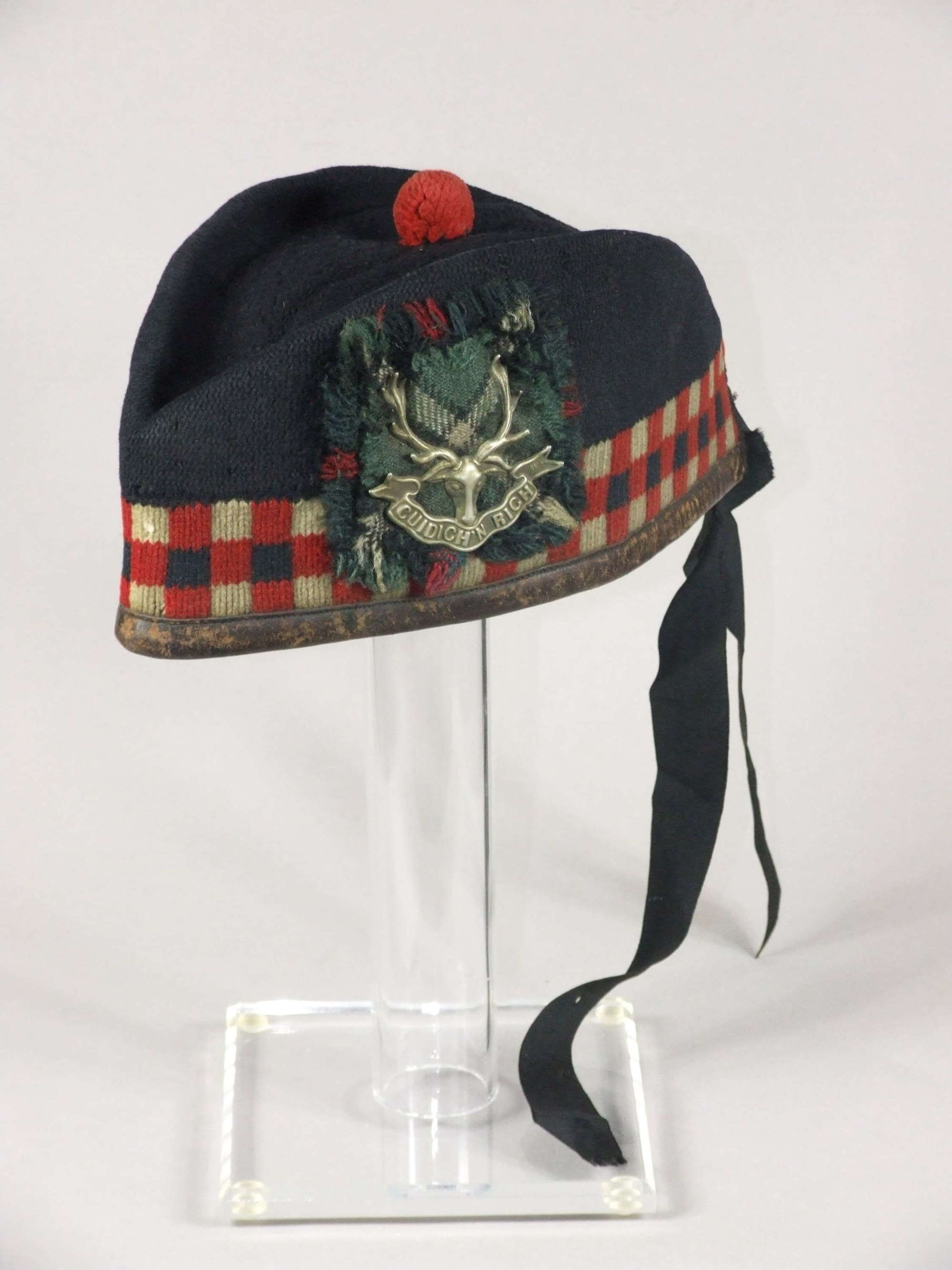 WW1 Scottish Seaforth Highlanders Glengarry Cap