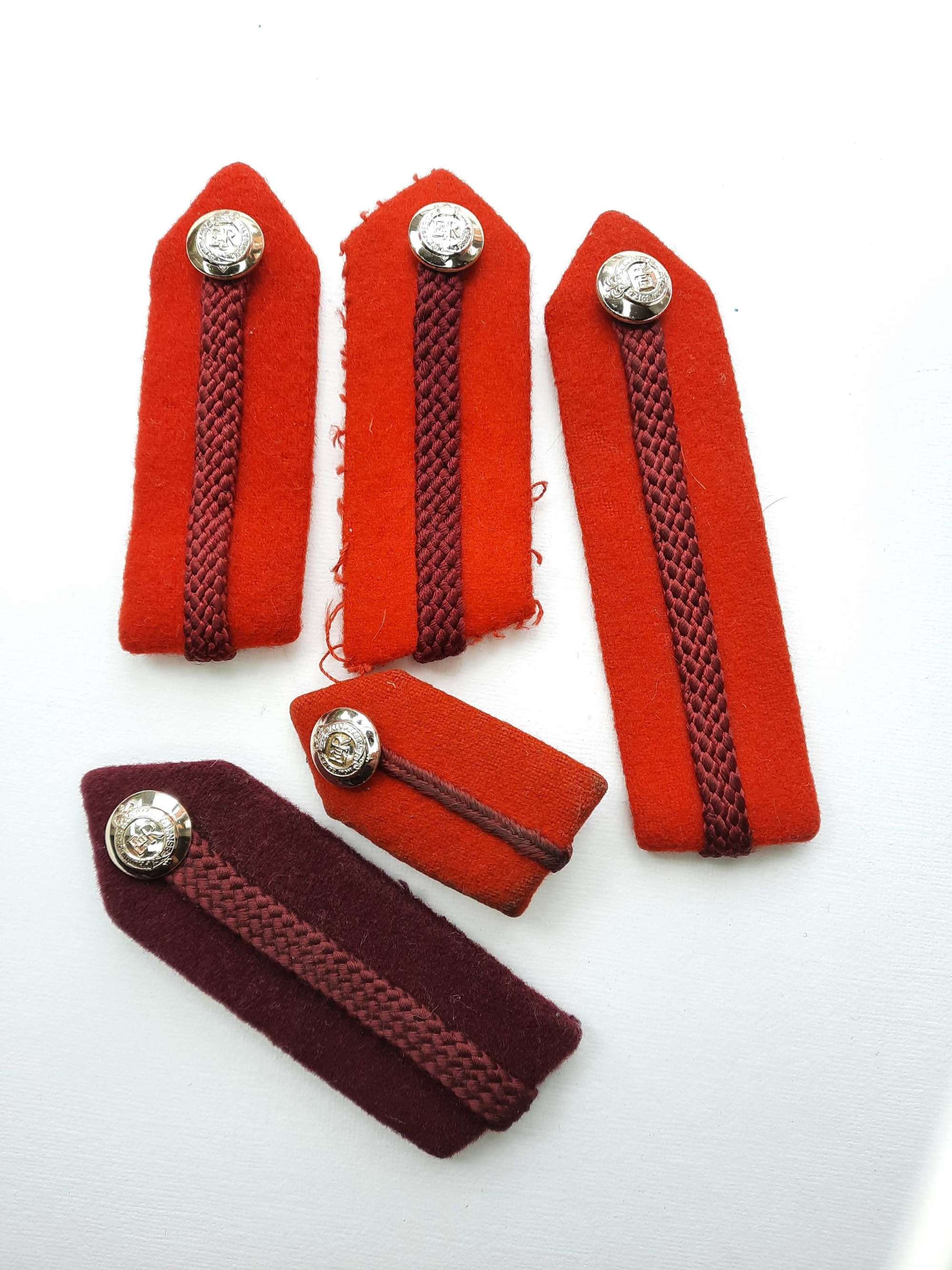 Collection of Brigadier Gorget Tabs