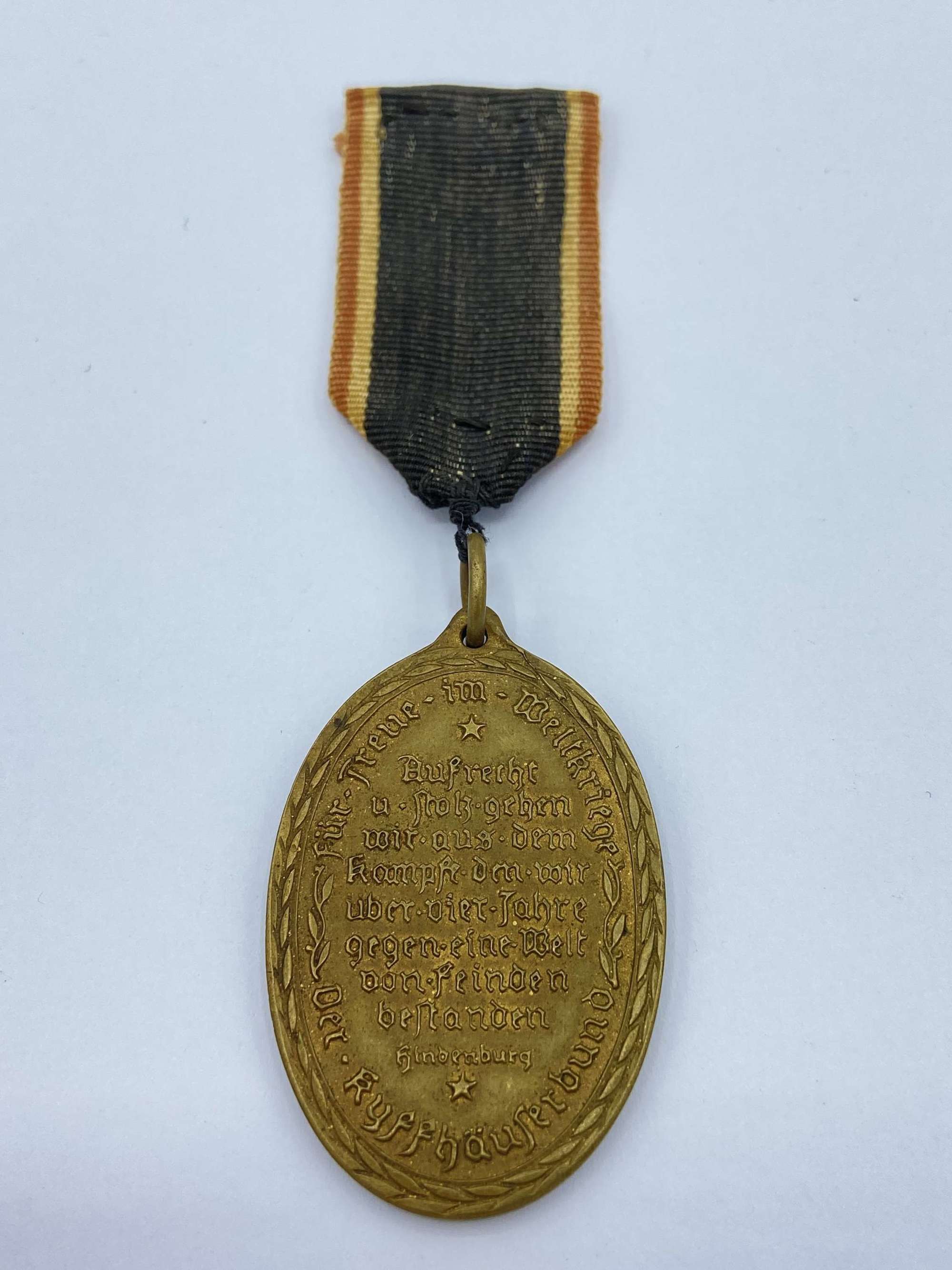 WW1 German Army & Navy Kyfhauserbund Veterans 1914-18 Service Medal