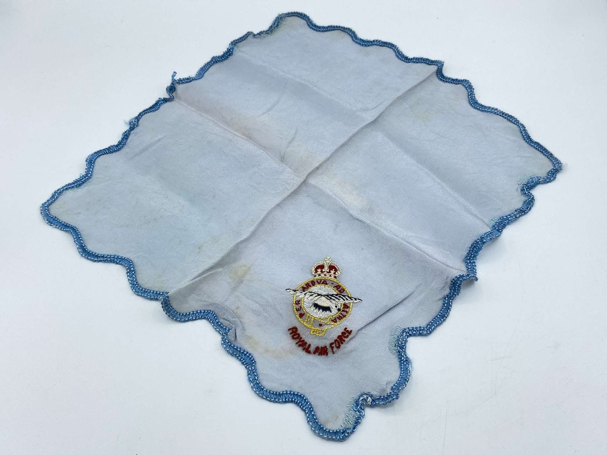 WW2 British Royal Air Force RAF Emblem Sweethearts Handkerchief