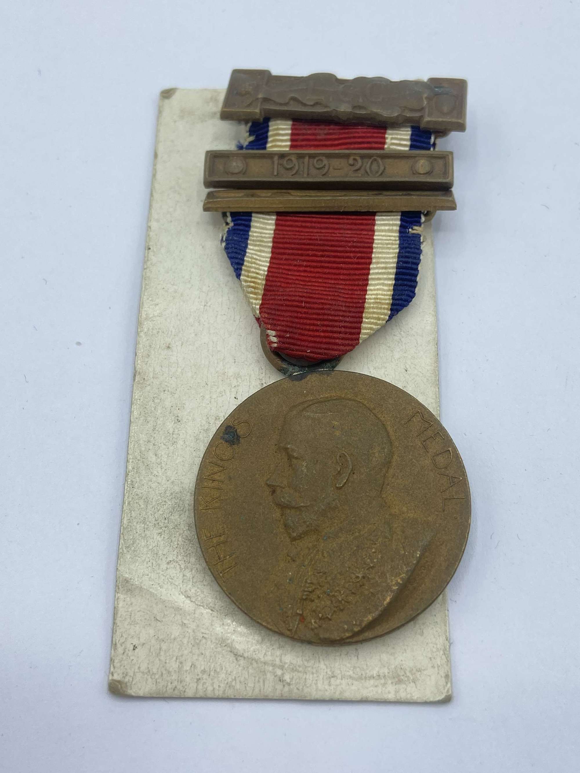 1919-20 The Kings Medal Awarded By London Council To A Roberts