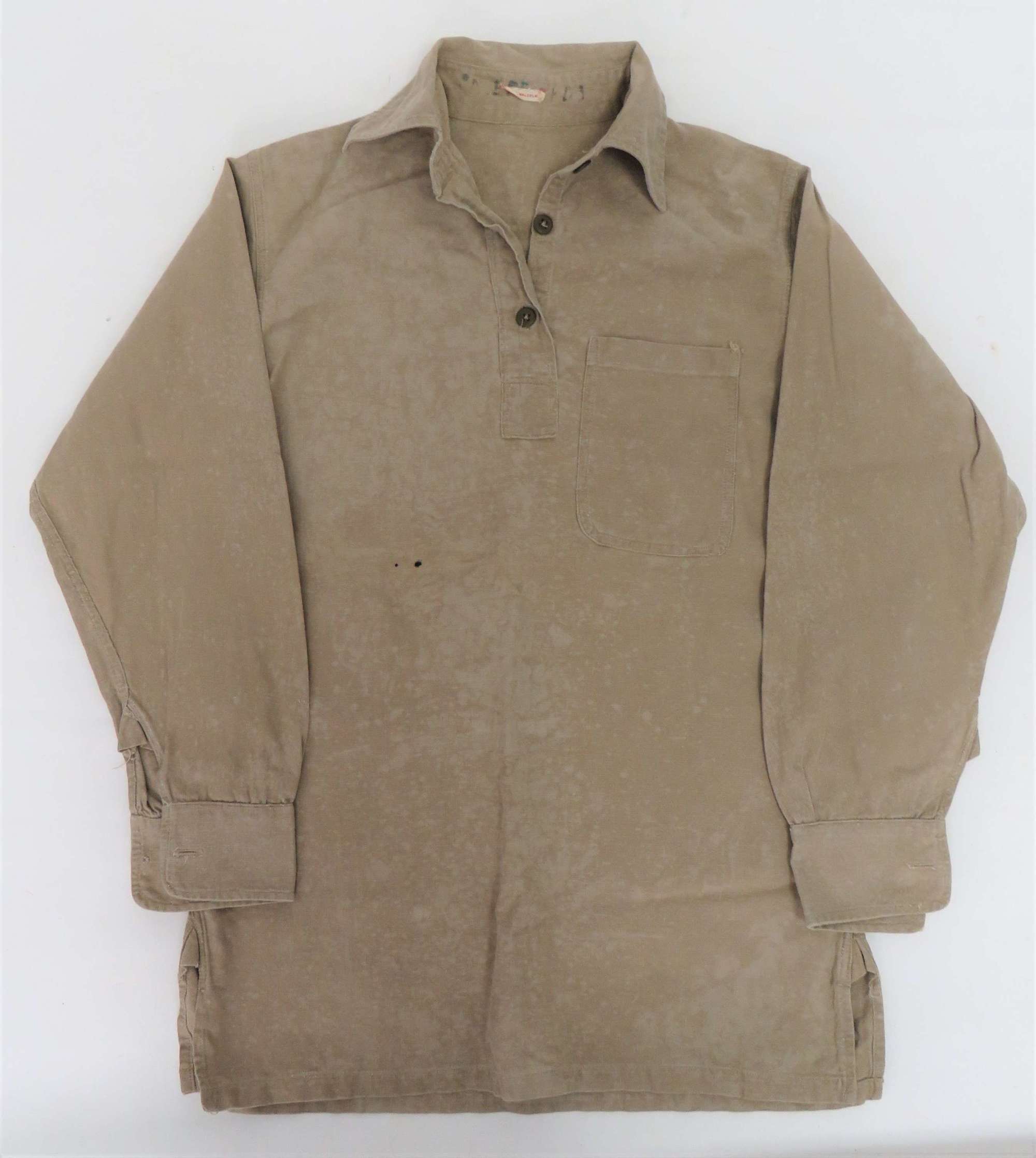WW 2 Army Overseas Half Fastened Front Shirt