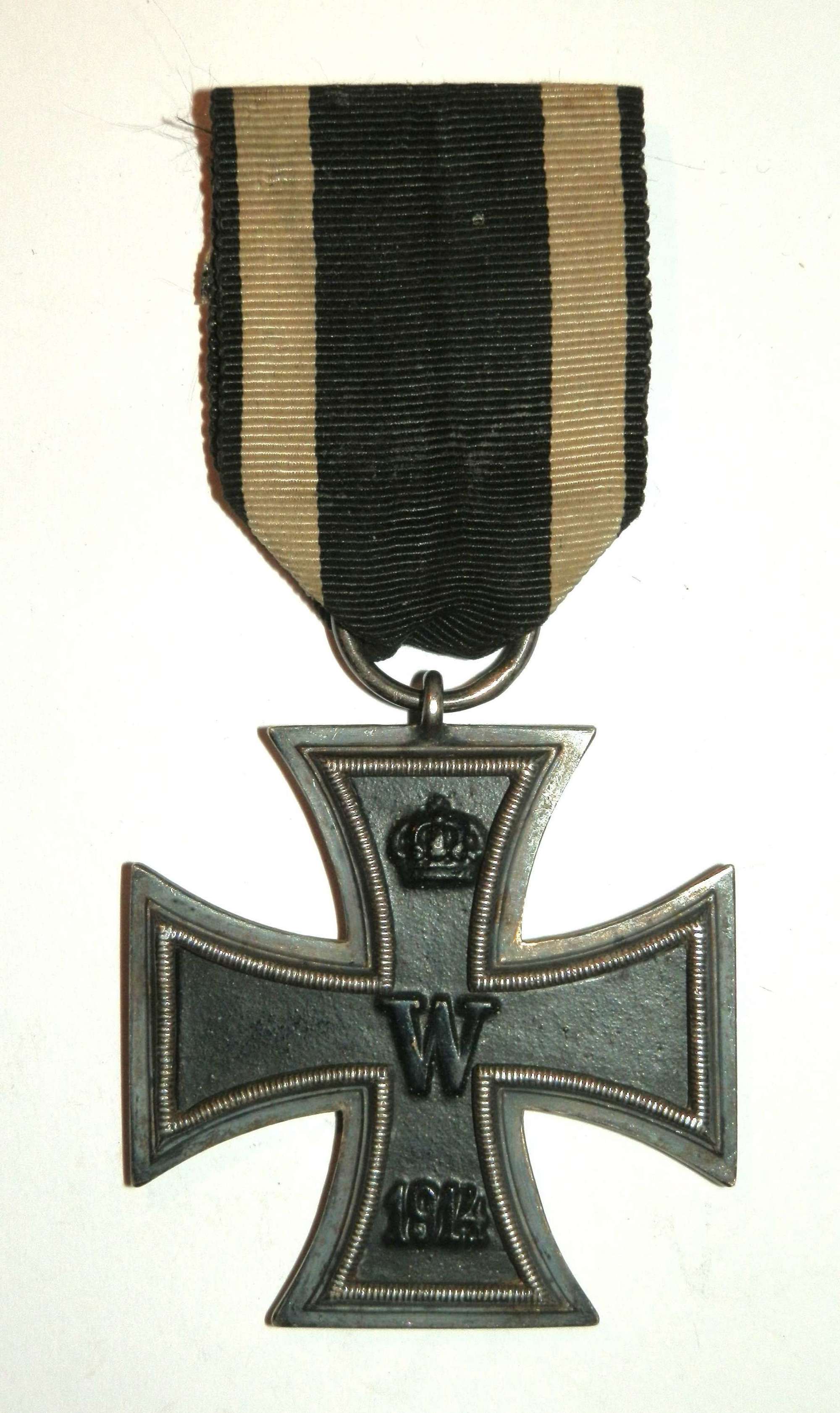 Imperial German WWI, Iron Cross 2nd Class. Makers Marked Fr.