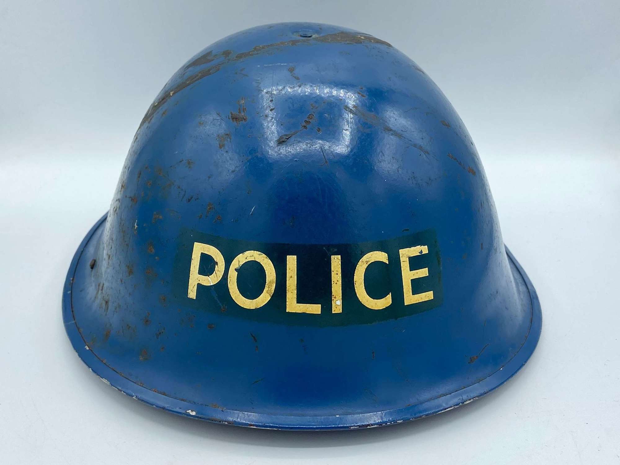 Post WW2 British Civil Defence MKIII Police Helmet 1953 Dated