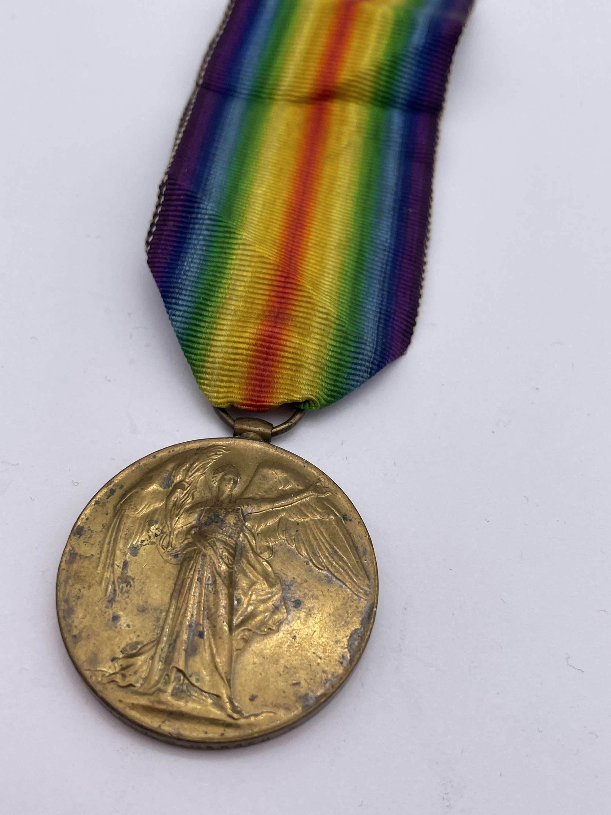Original World War One Officer's Victory Medal, Lt Garred, Royal Garrison Artillery
