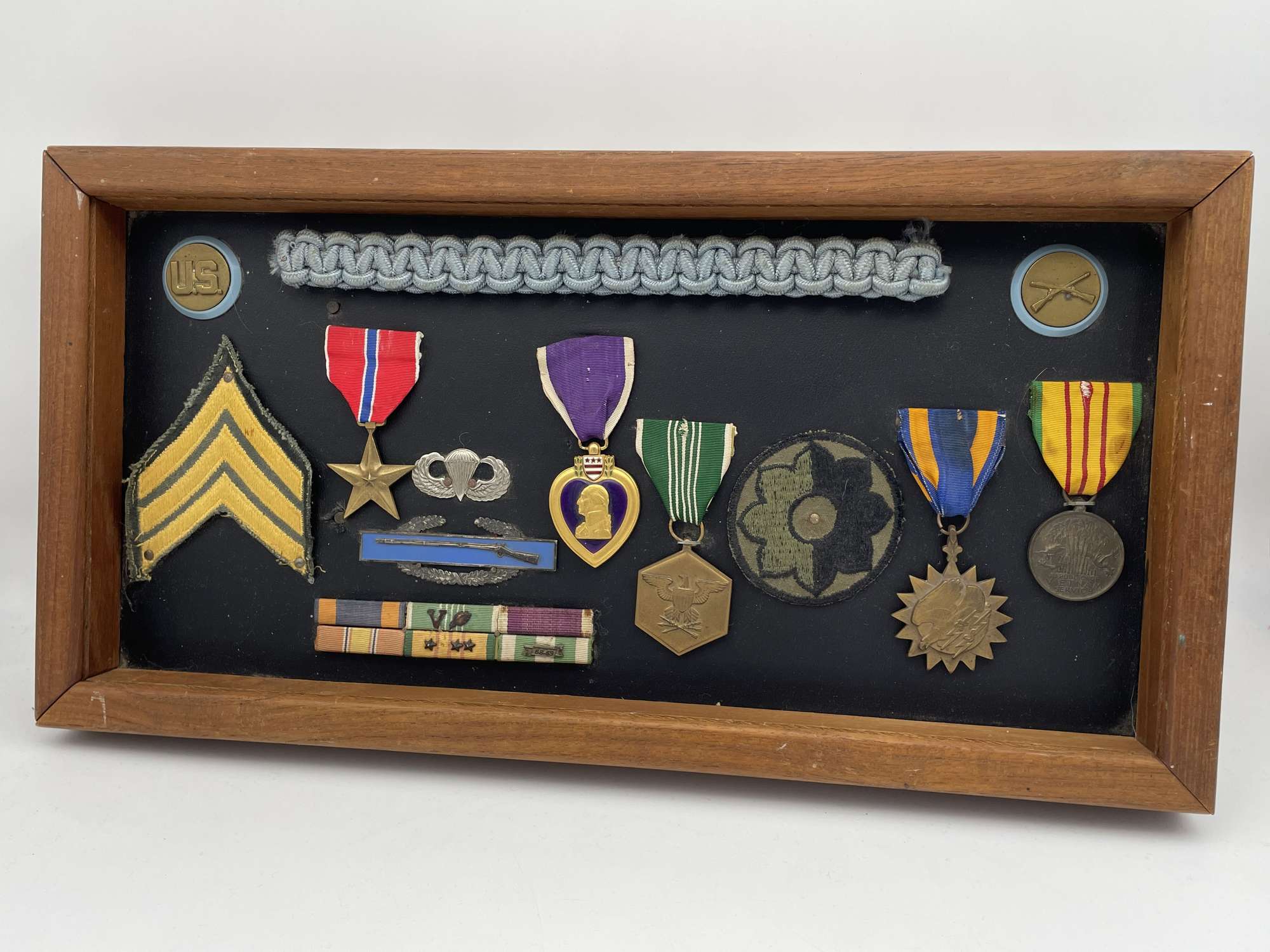 Original Vietnam War Era American Purple Heart and Bronze Star Grouping, 9th Infantry Div.