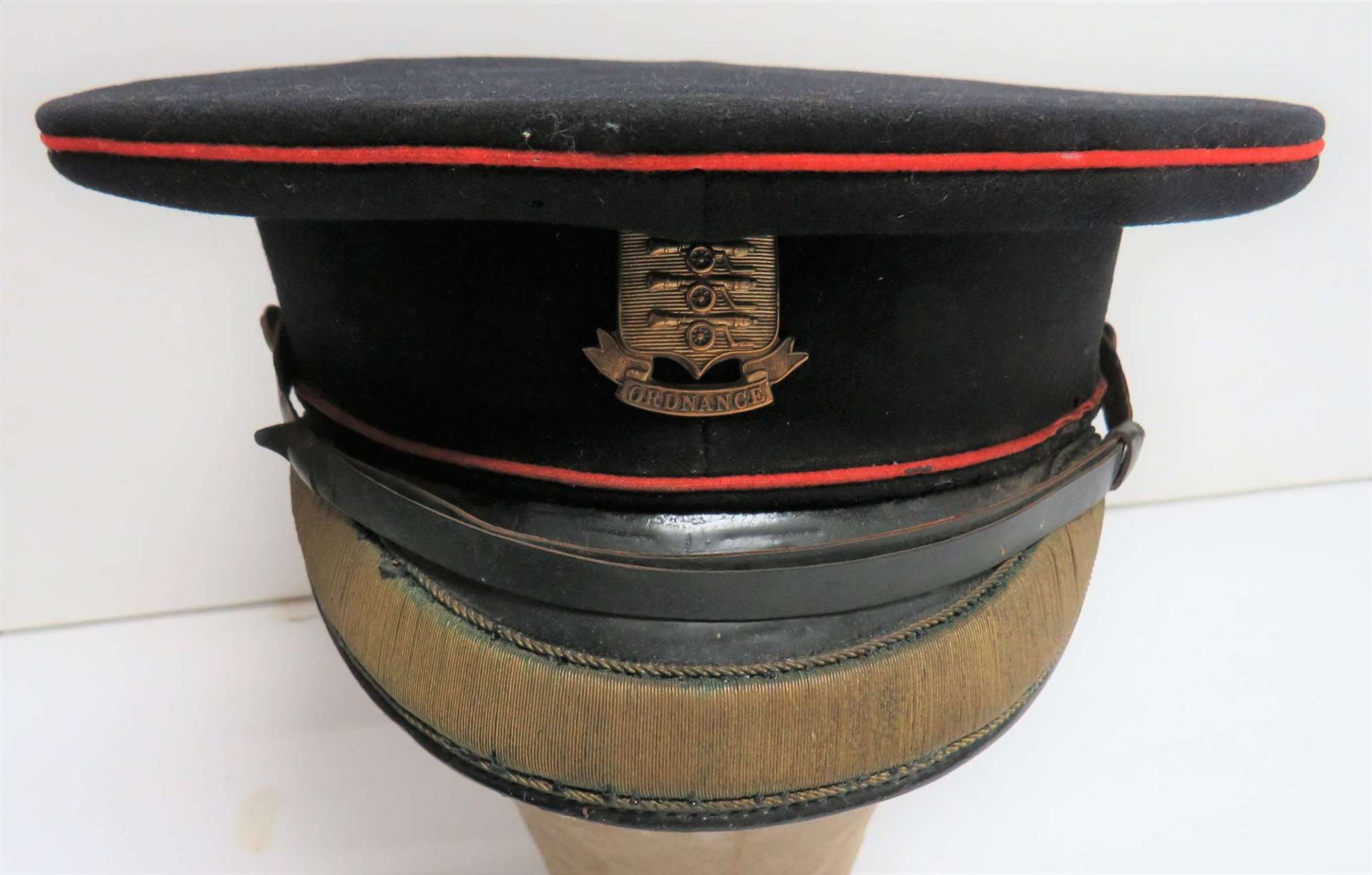 Edwardian Army Ordnance Corps Field Officers Dress Cap
