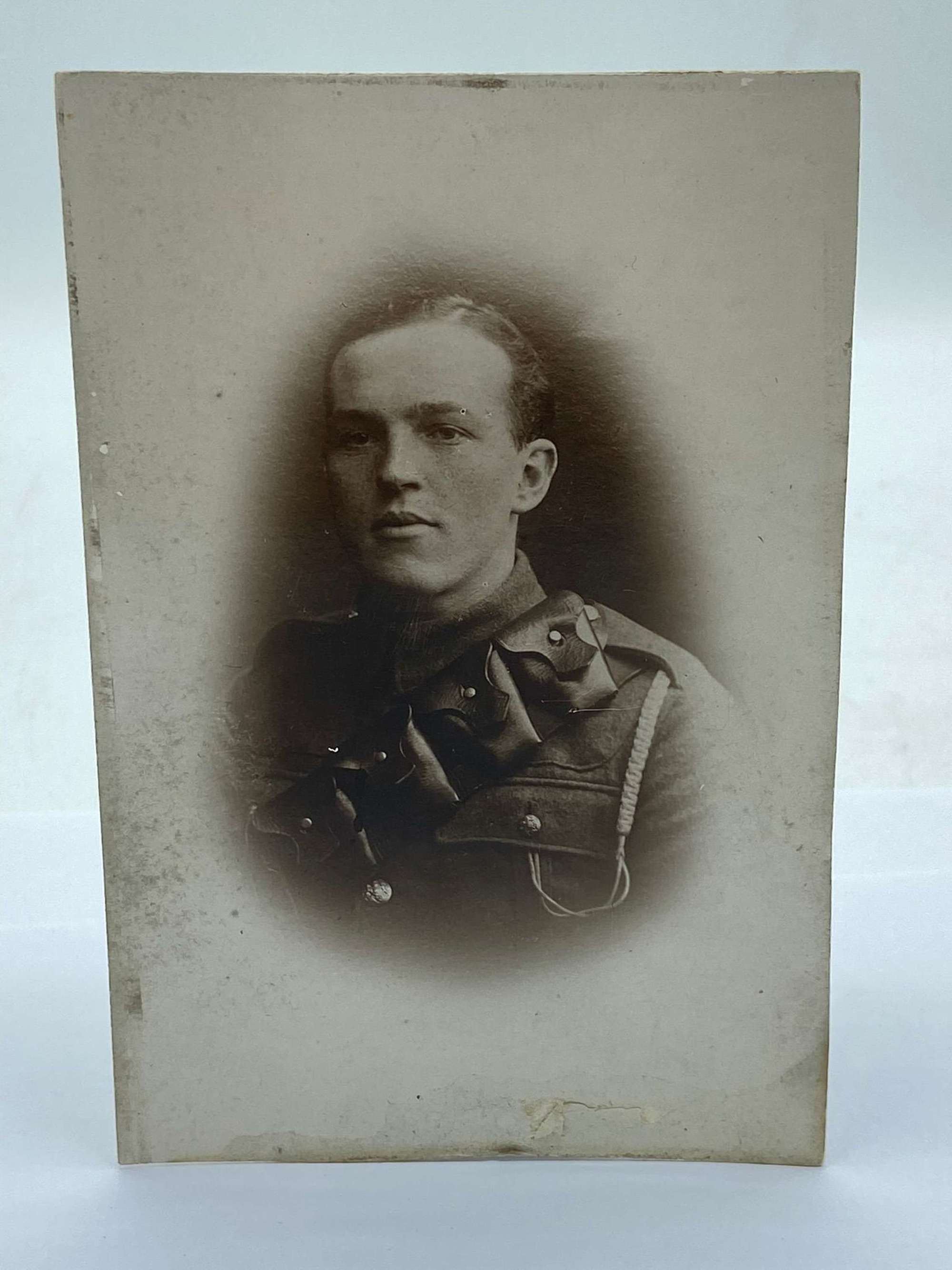WW1 British Army General Service Portrait Photogragh of KIA Soldier
