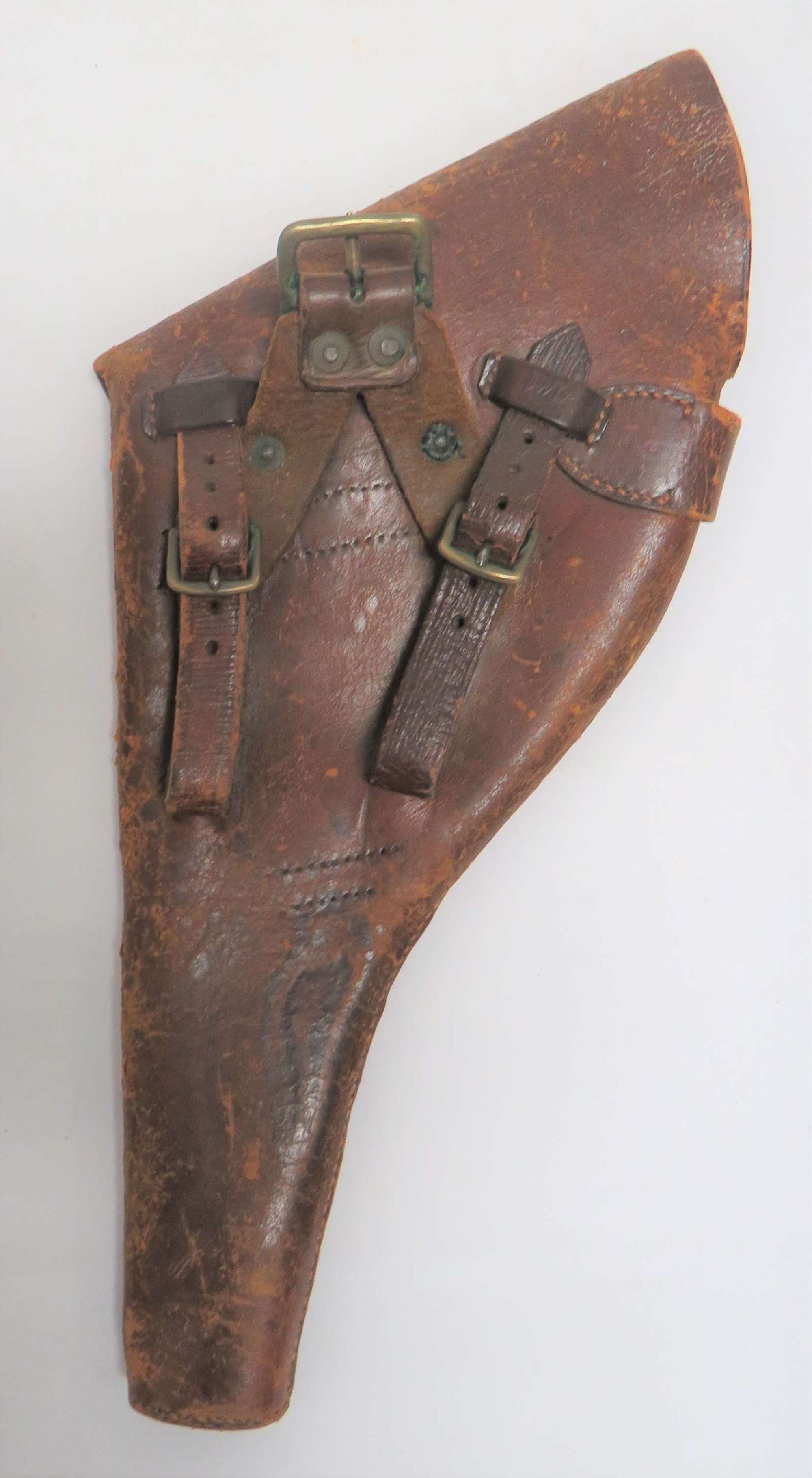 Rare WWI Officers Holster Converted for the 1914 Pattern Equipment