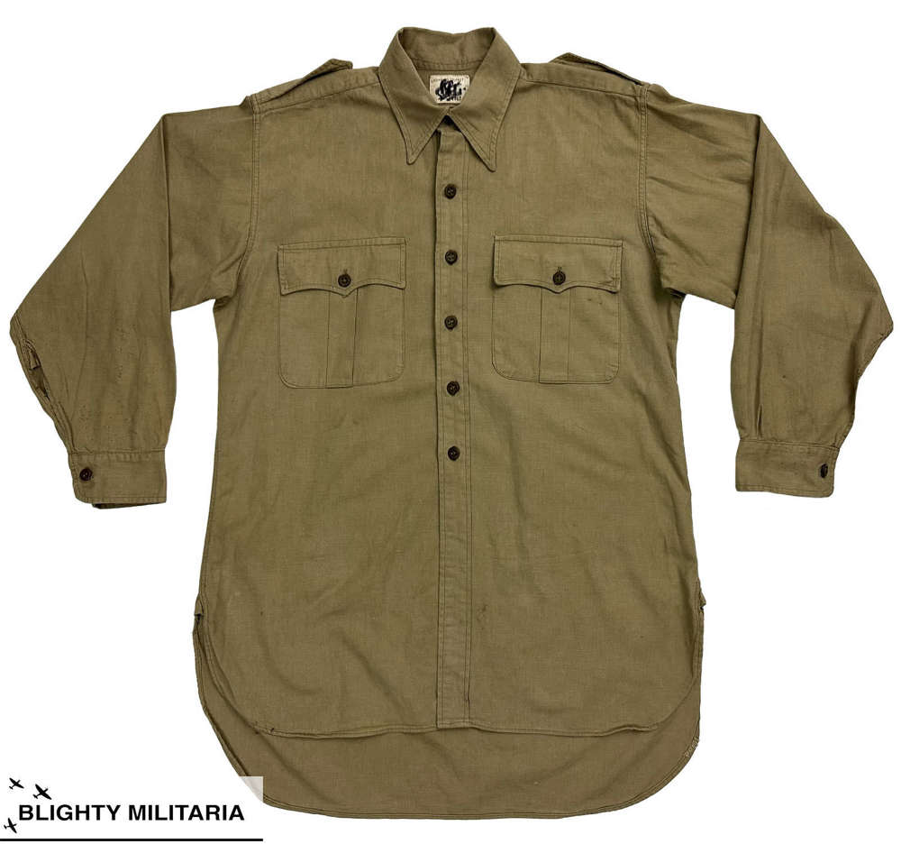 Original 1967 Dated RAF Khaki Drill Shirt by 'Ladybird'
