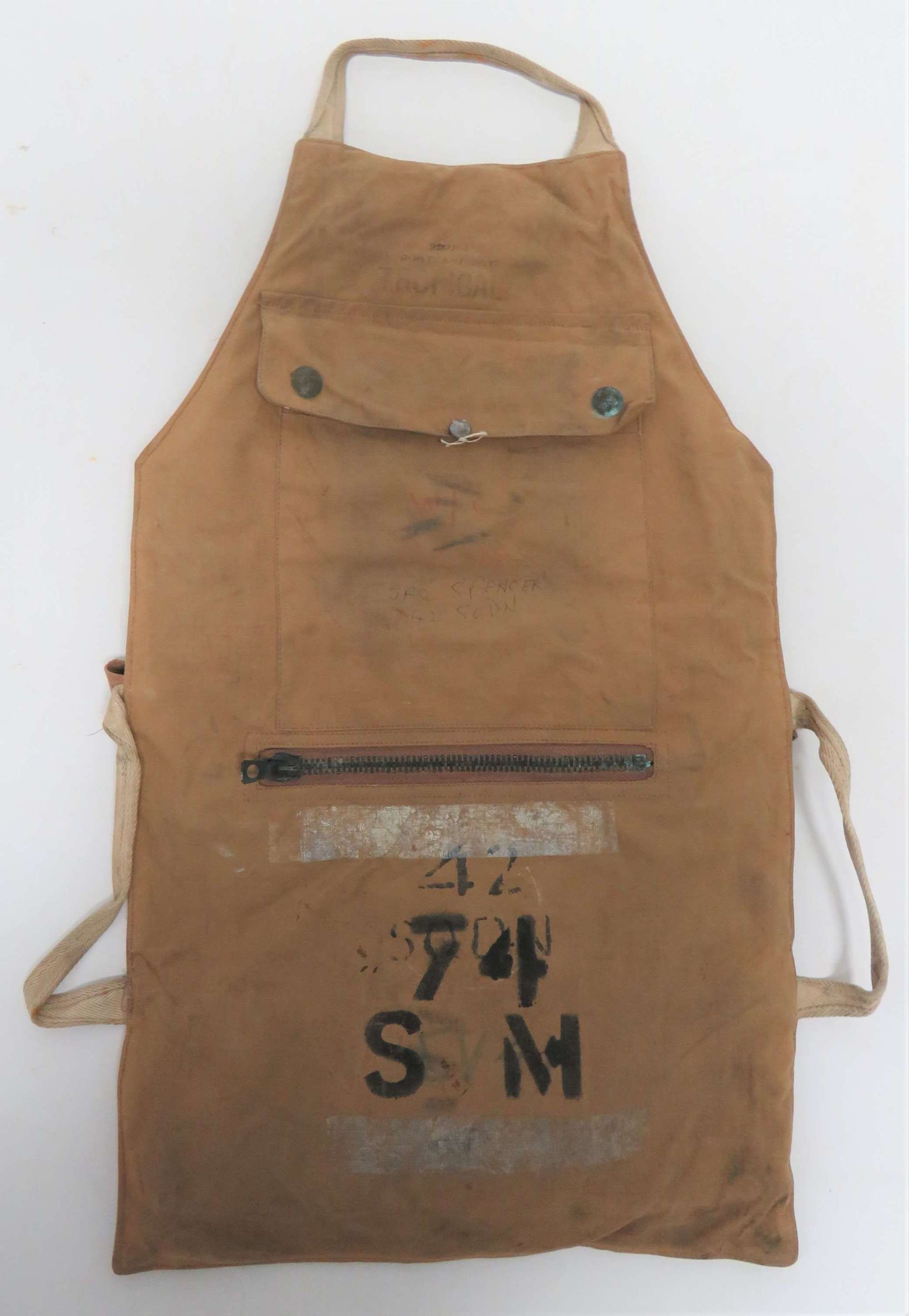 WW2 RAF Tropical Survival Bag yellow canvas pack