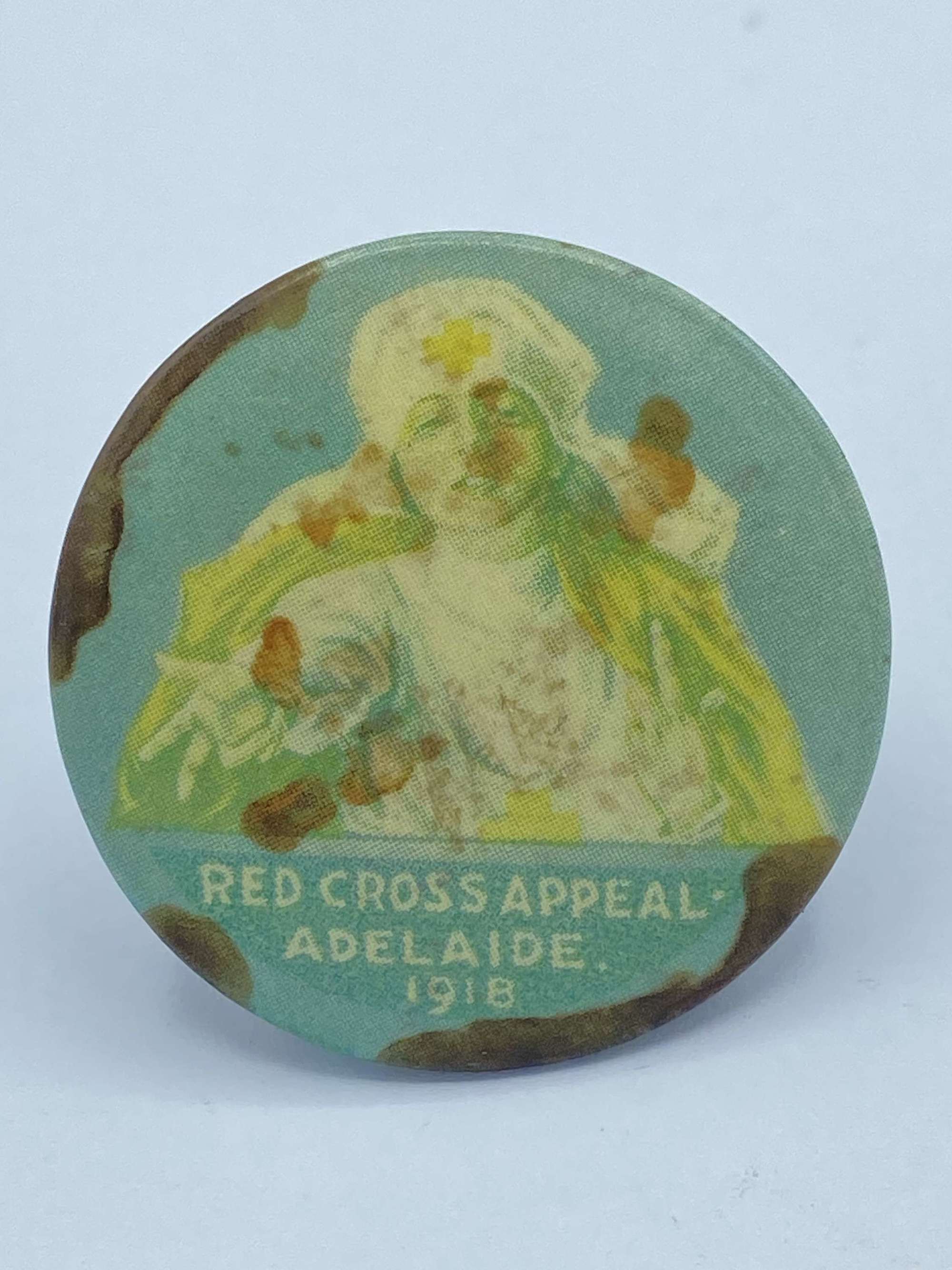 WW1 South Australia Red Cross Appeal Adelaide 1918 Fundraising Badge
