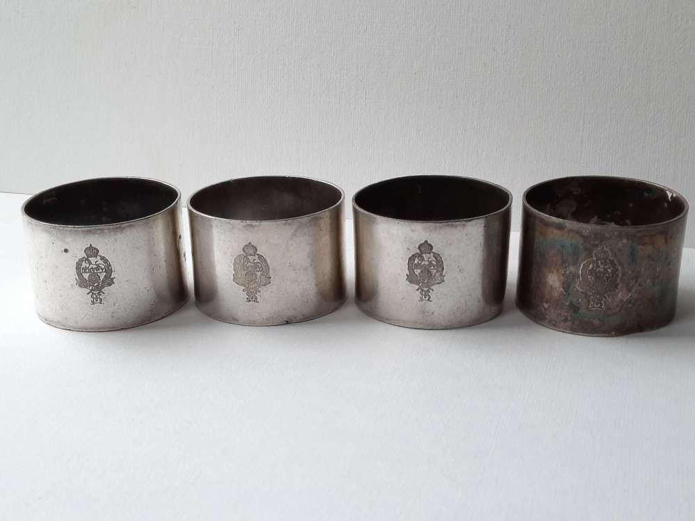 East Lancashire Regiment Sergeants' Mess Napkin Rings