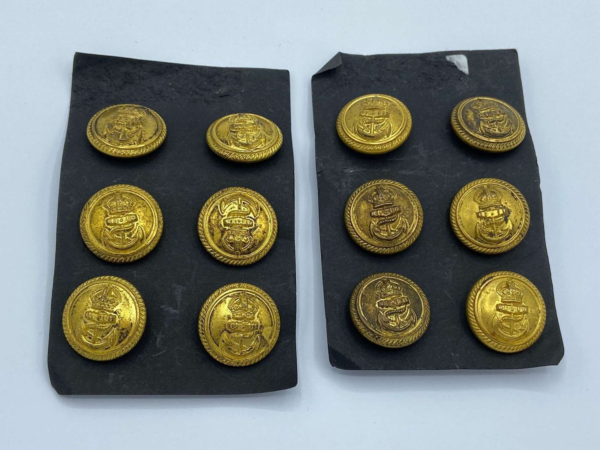 1901 Officers Royal Navy Buttons by Gieve Matthews & Seagrove Ltd