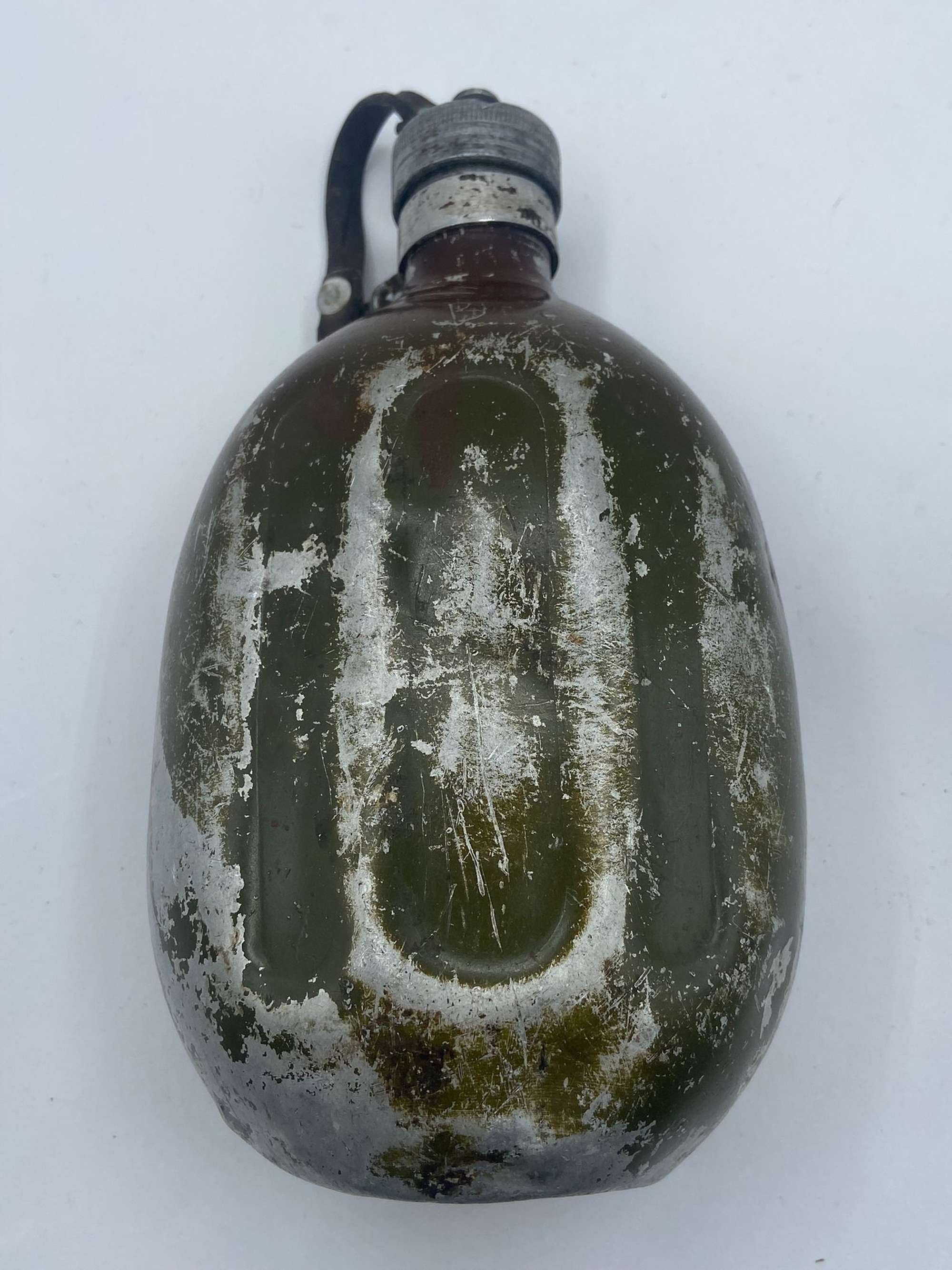 WW2 Yugoslavian Camouflaged Aluminium Water Bottle Canteen