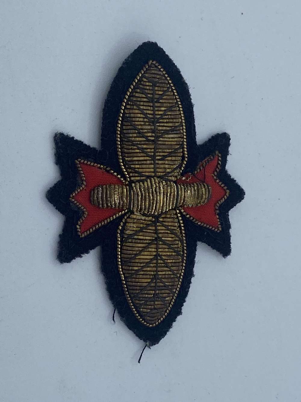 WW2 United States Navy Mess Coat Bullion Deployment Chevron Patch
