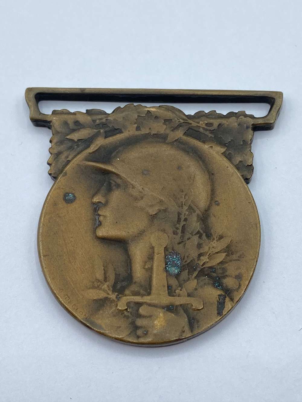 WW1 French Commemorative Medal Of The Great War Signed By Morlon