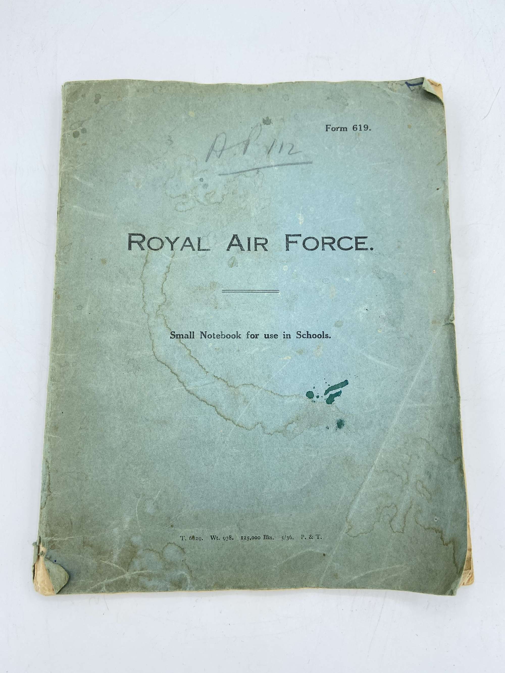 Rare WW2 British Royal Air Force RAF Scrap Book Filled With Clippings
