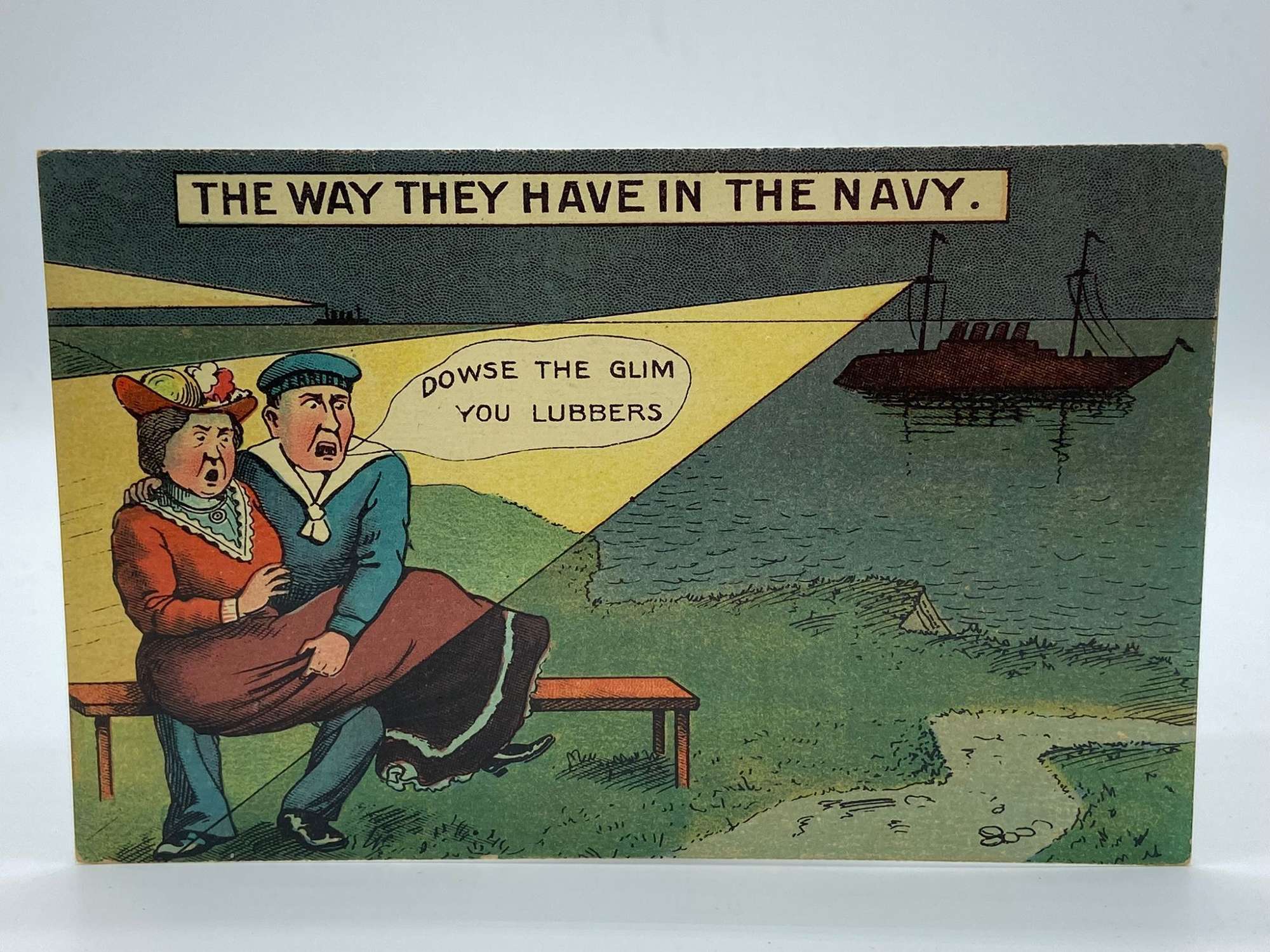 Pre WW1 British Royal Navy The Way They Have In The Navy postcard