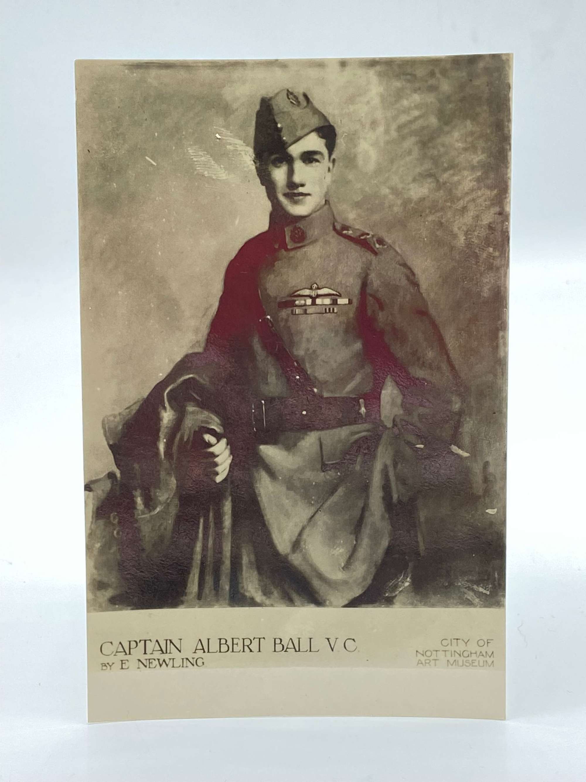 WW1 British Royal Flying Corps Captain Albert Ball VC Postcard