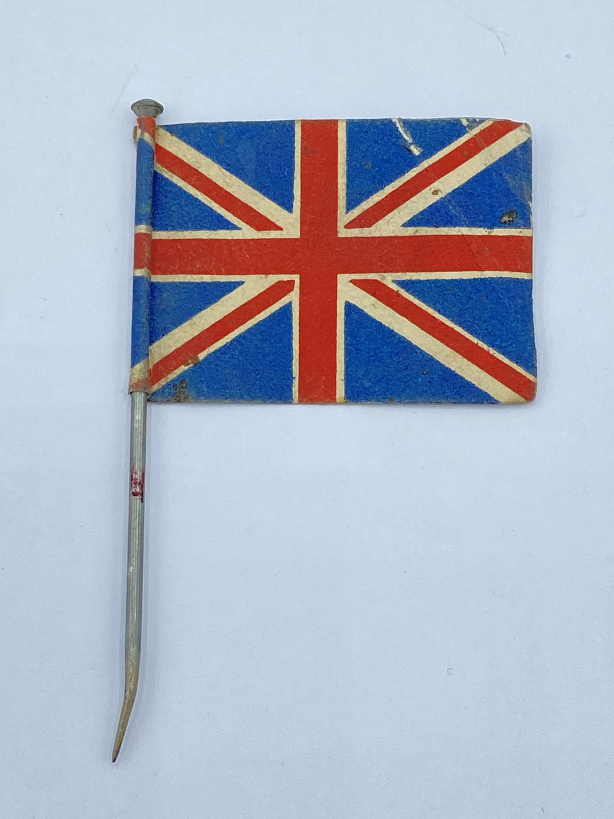 WW1 British Union Jack Paper Flag Charity Patriotic Pin