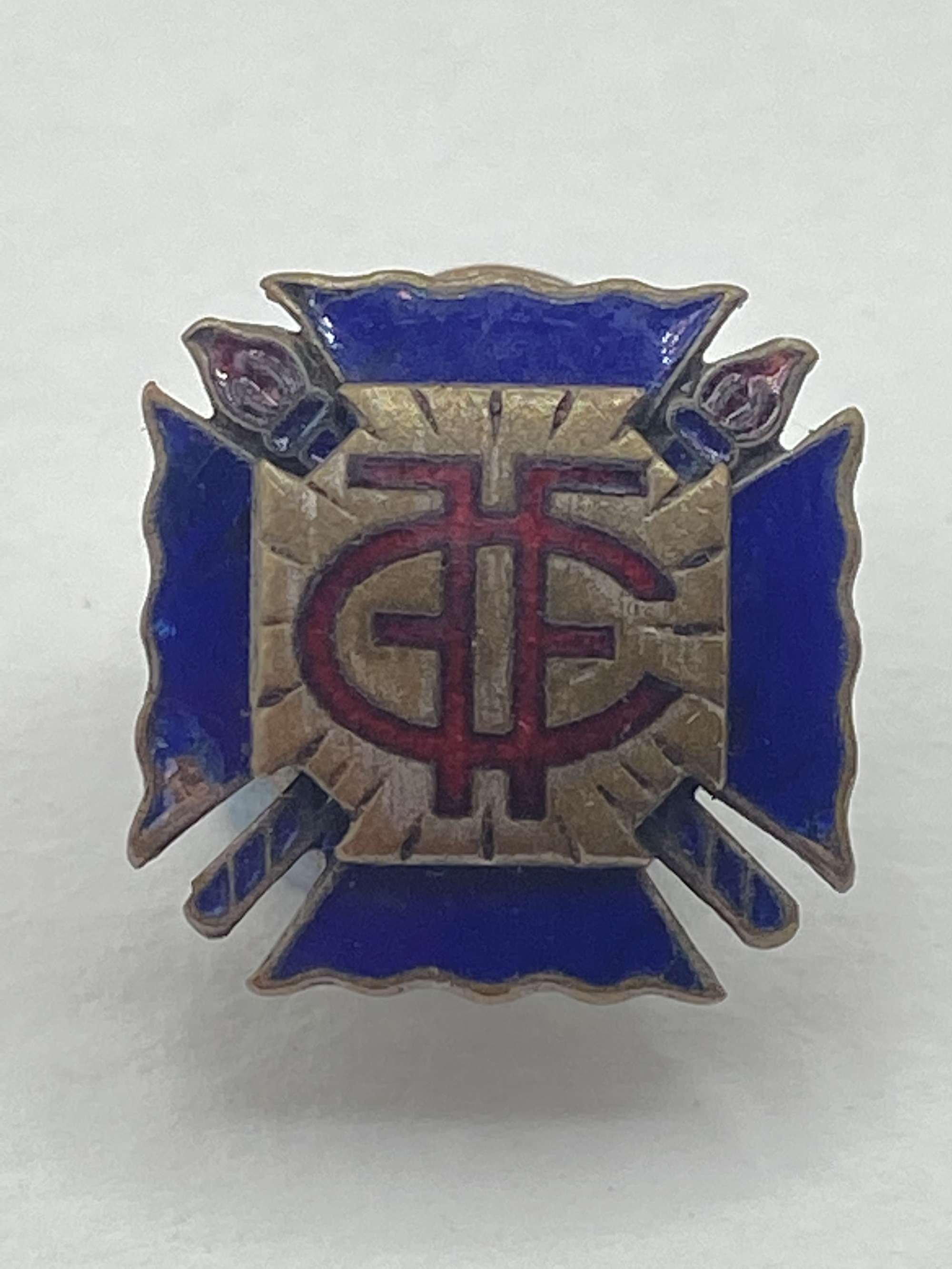 1930s French Facist's Croix-de-Feu Nationalist French League Badge