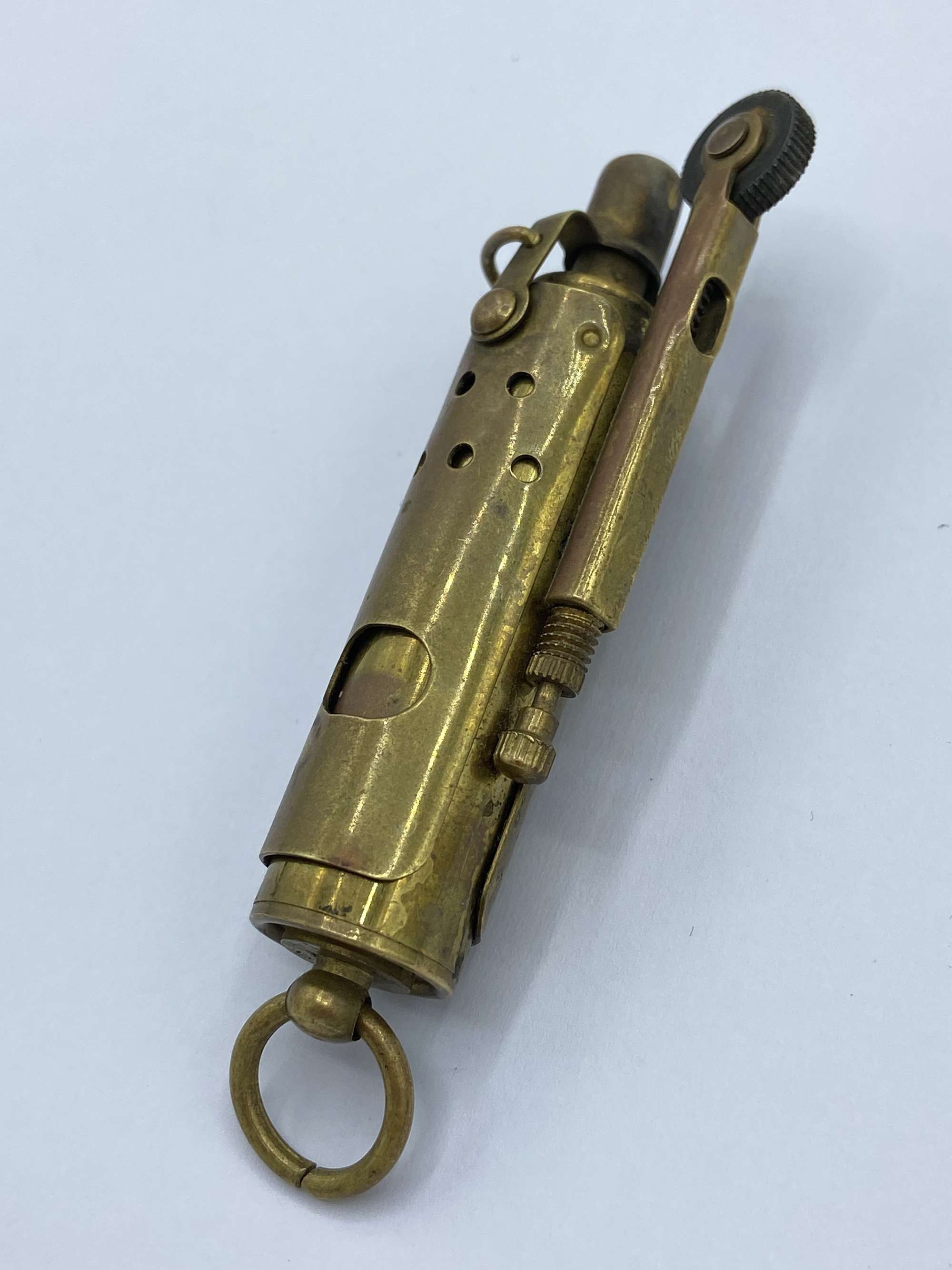 WW1 German Austrian Made Brass Working Wind Proof Trench Lighter