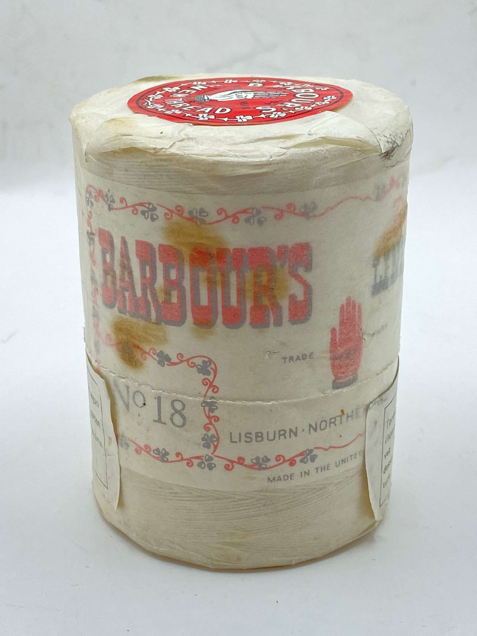 WW2 British Pharmaceutical Home Front Unopened Barbours Lined Thread