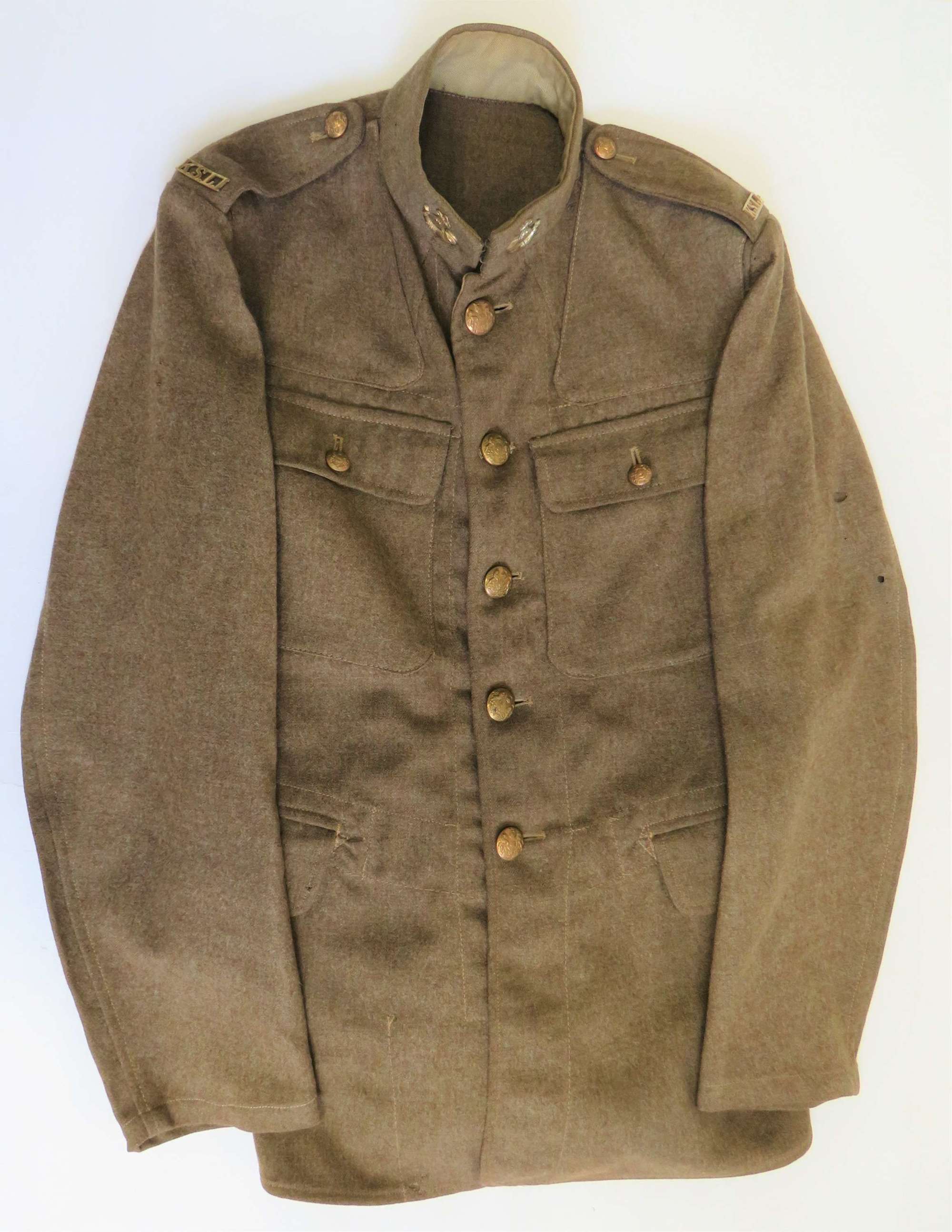 1922 Utility Pattern K.S.L.I . WW2 Dated Service Dress Tunic