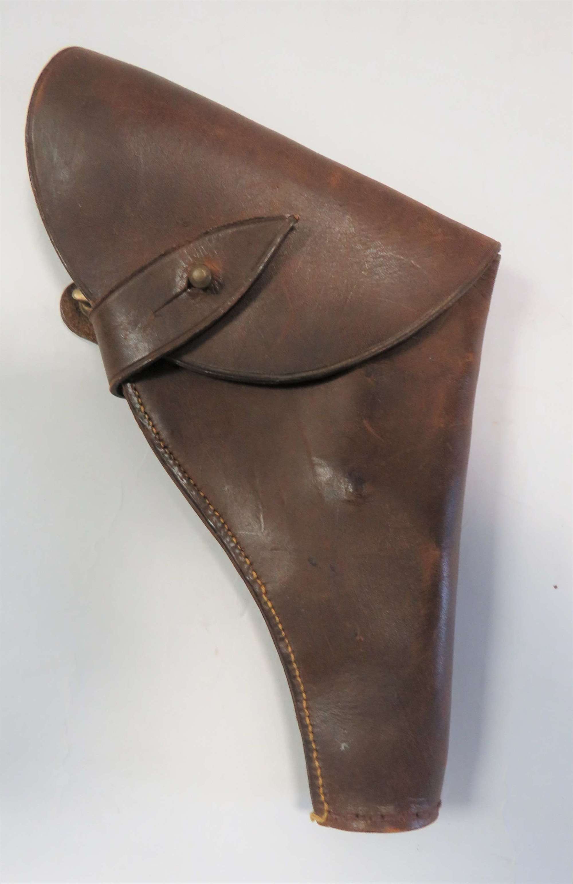 WW1 / WW2 Officers Leather Holster for a Mk 4 Webley Revolver