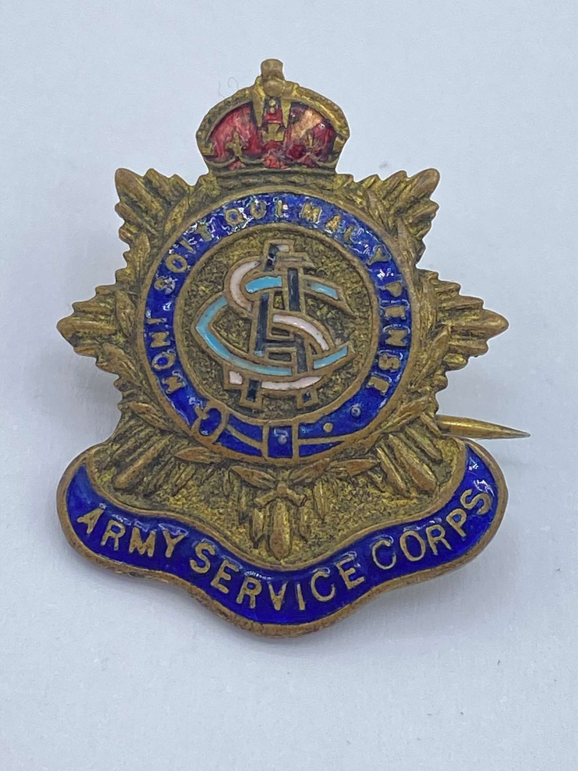 WW1 British Army Service Corps ASC Regimental Sweetheart Brooch