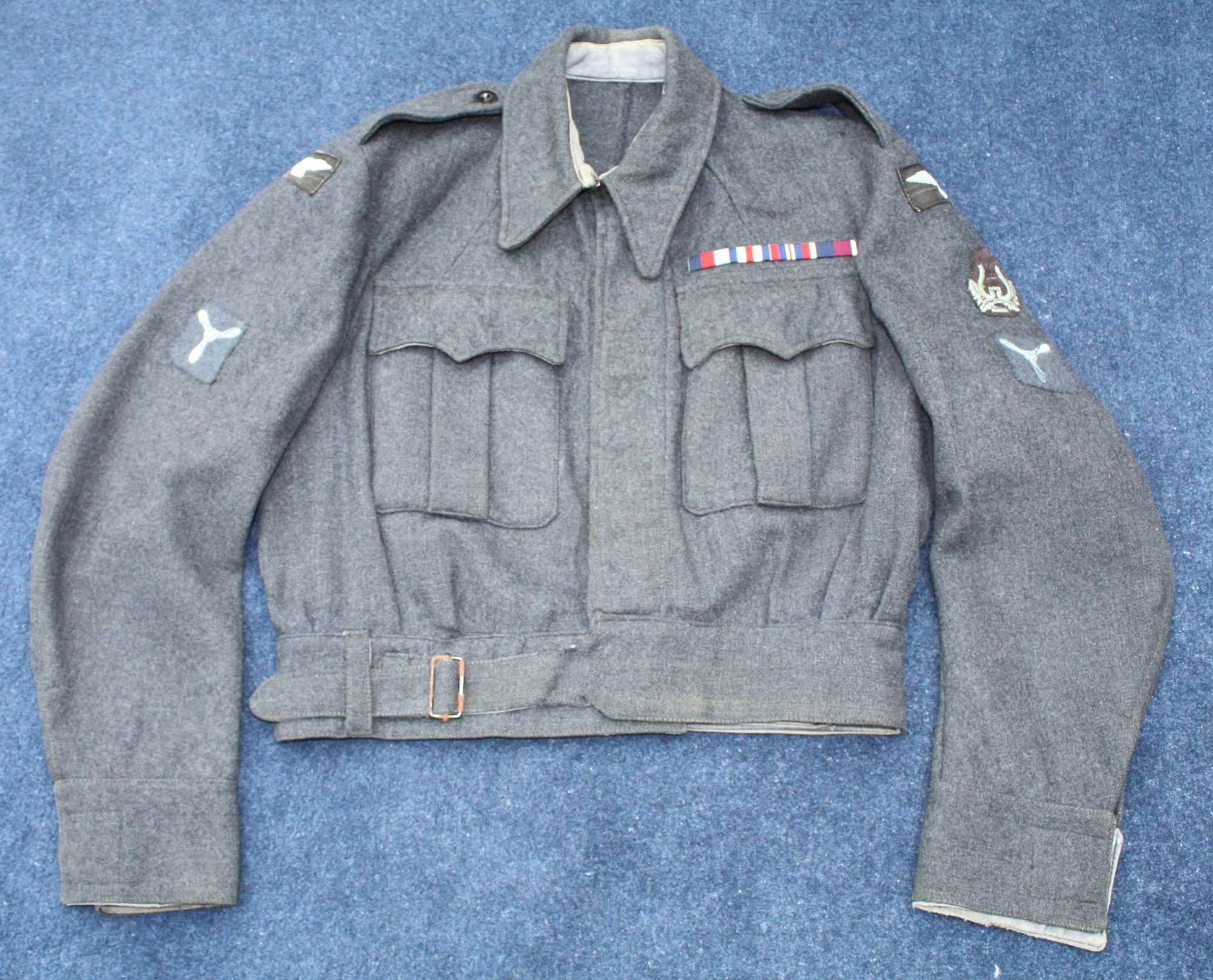 1944 Dated RAF War Service Dress Blouse Height 5 ft 6 inch Chest 40 in