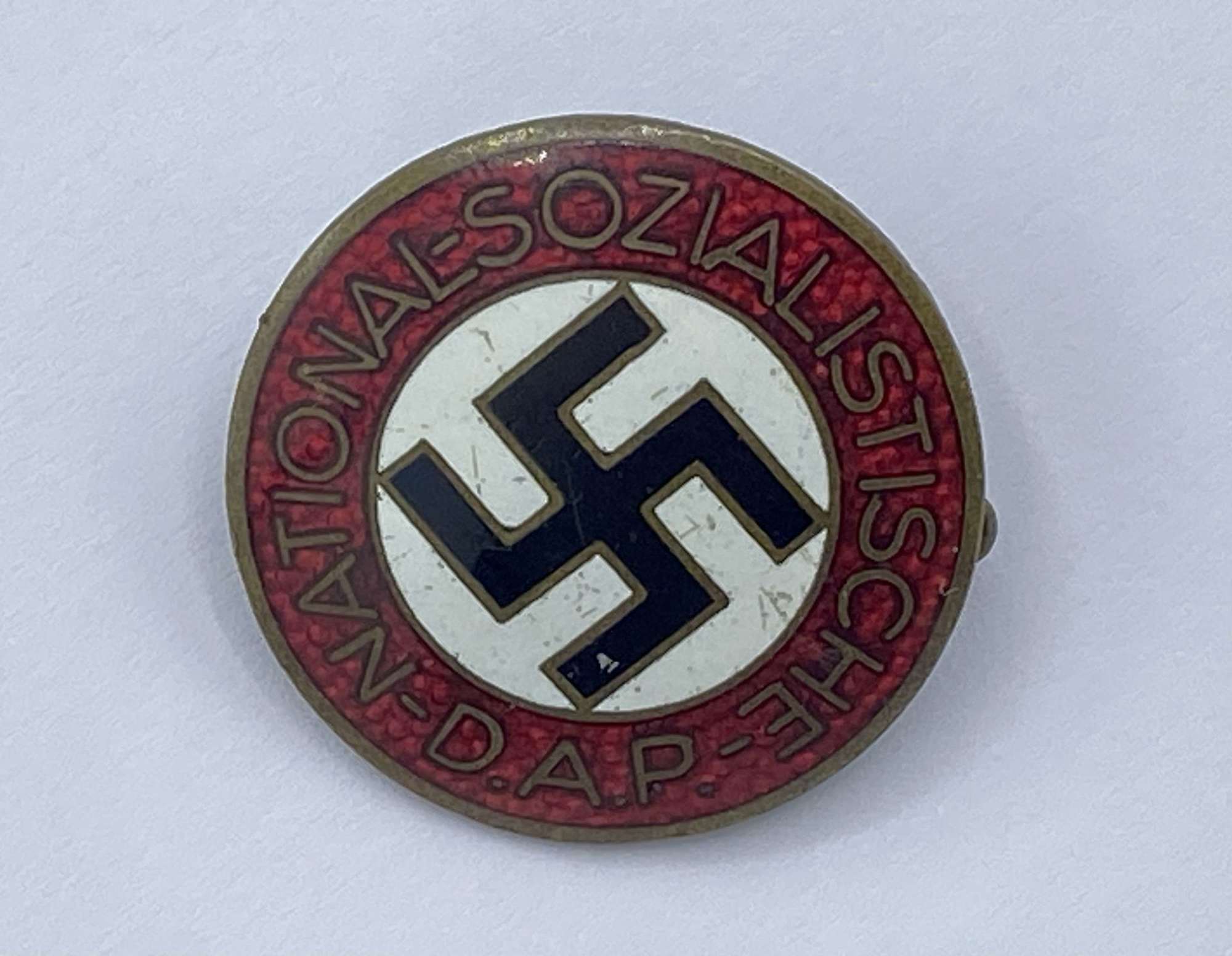 WW2 German NSDAP Party Members Badge RZM M1/151 Rudolf Schanes, Vienna