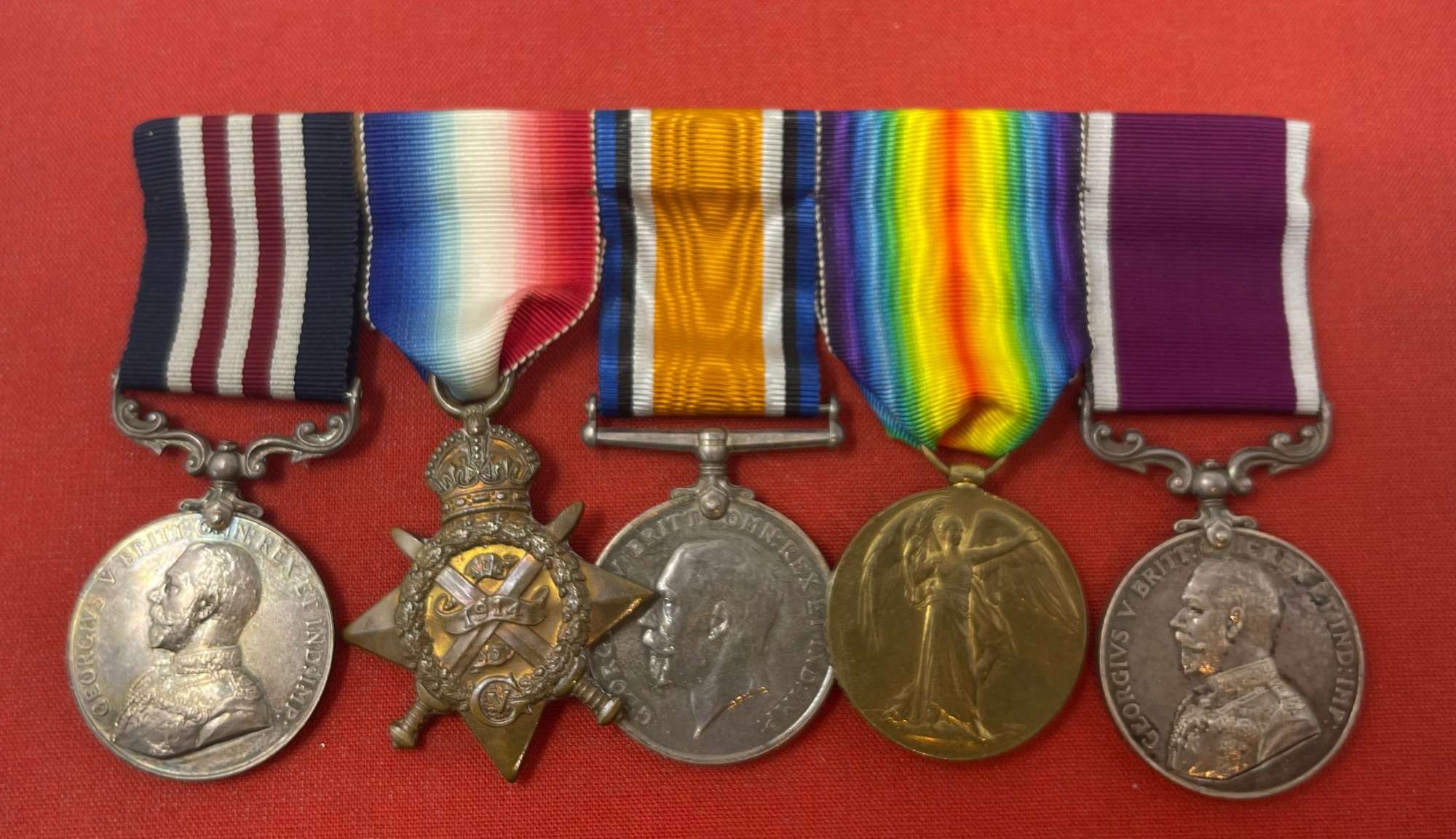 A Great War Military Medal Group T/WO2 9226 Albert E Pickett MM, RE