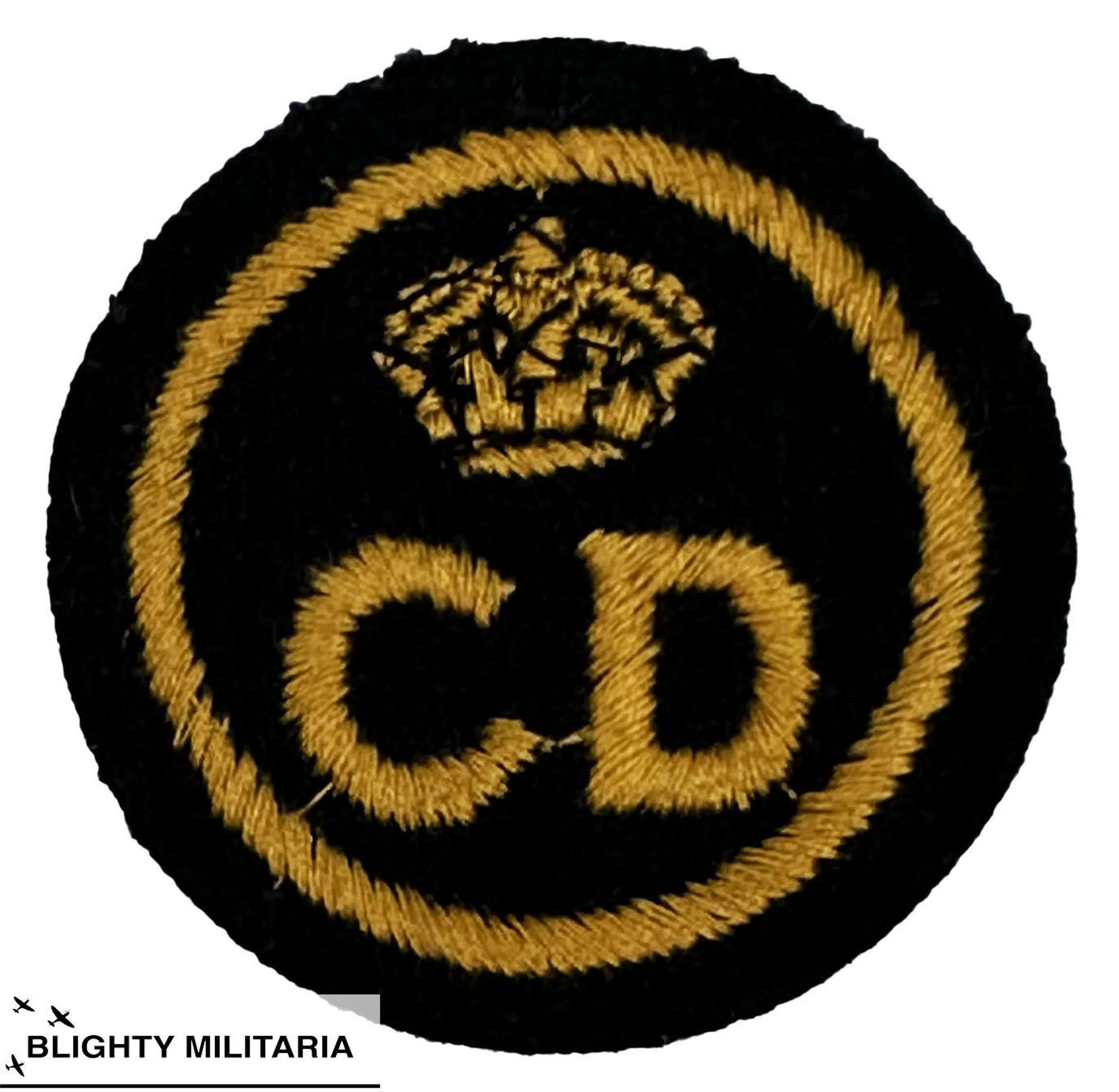 Original WW2 Civil Defence Beret Badge