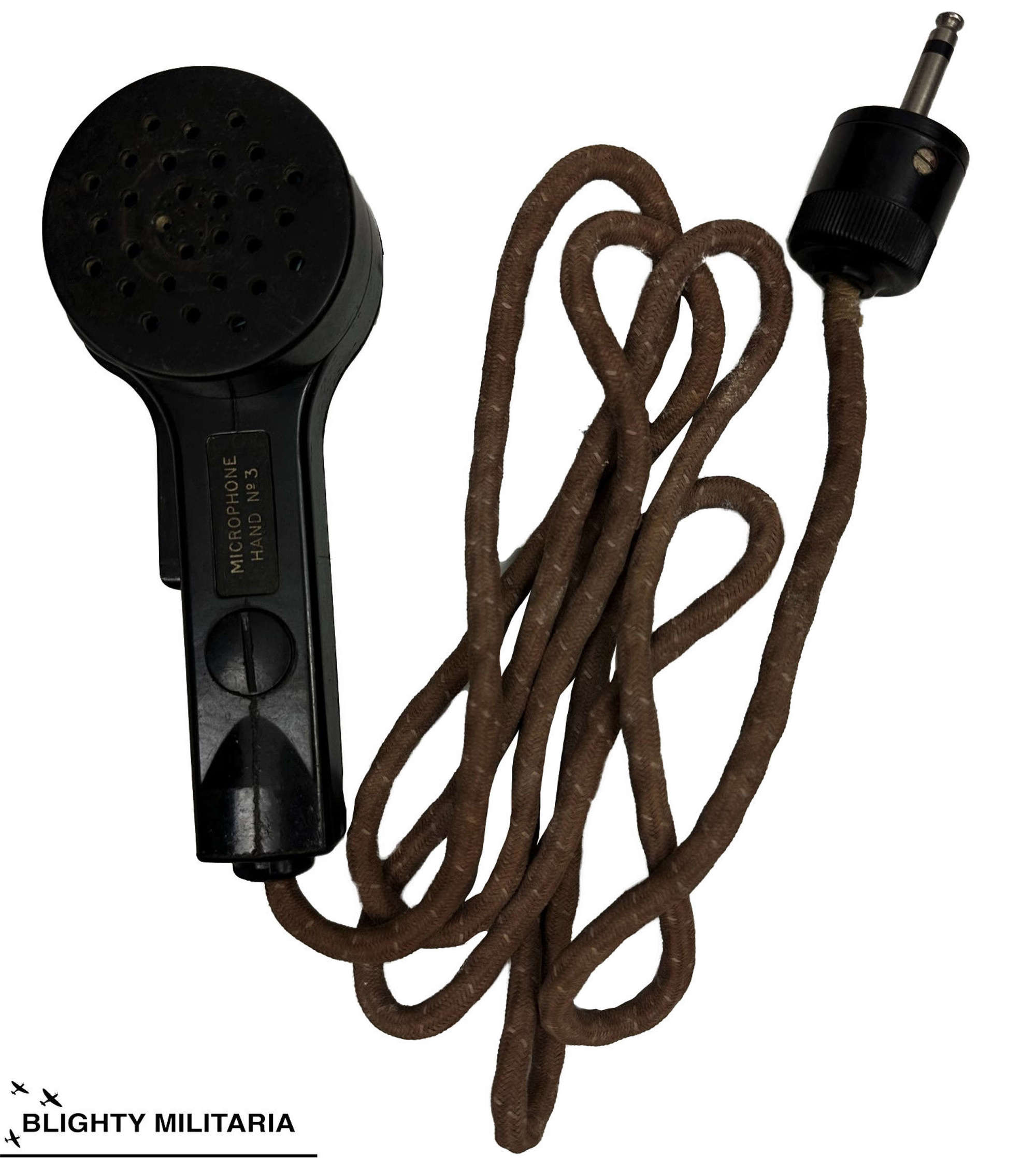 Original WW2 British Army Microphone Hand No. 3