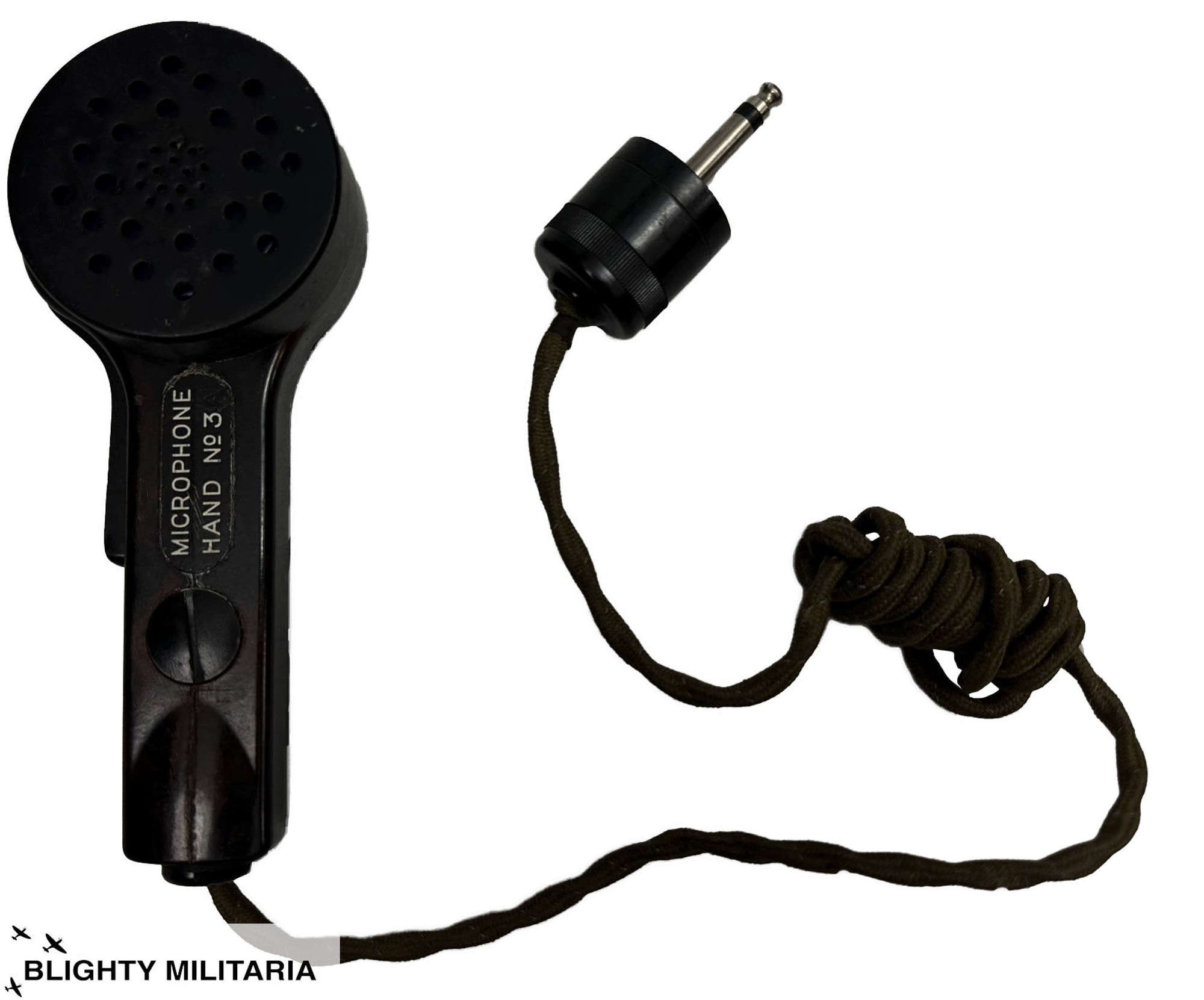 Original WW2 British Army Wireless Microphone Hand No.3