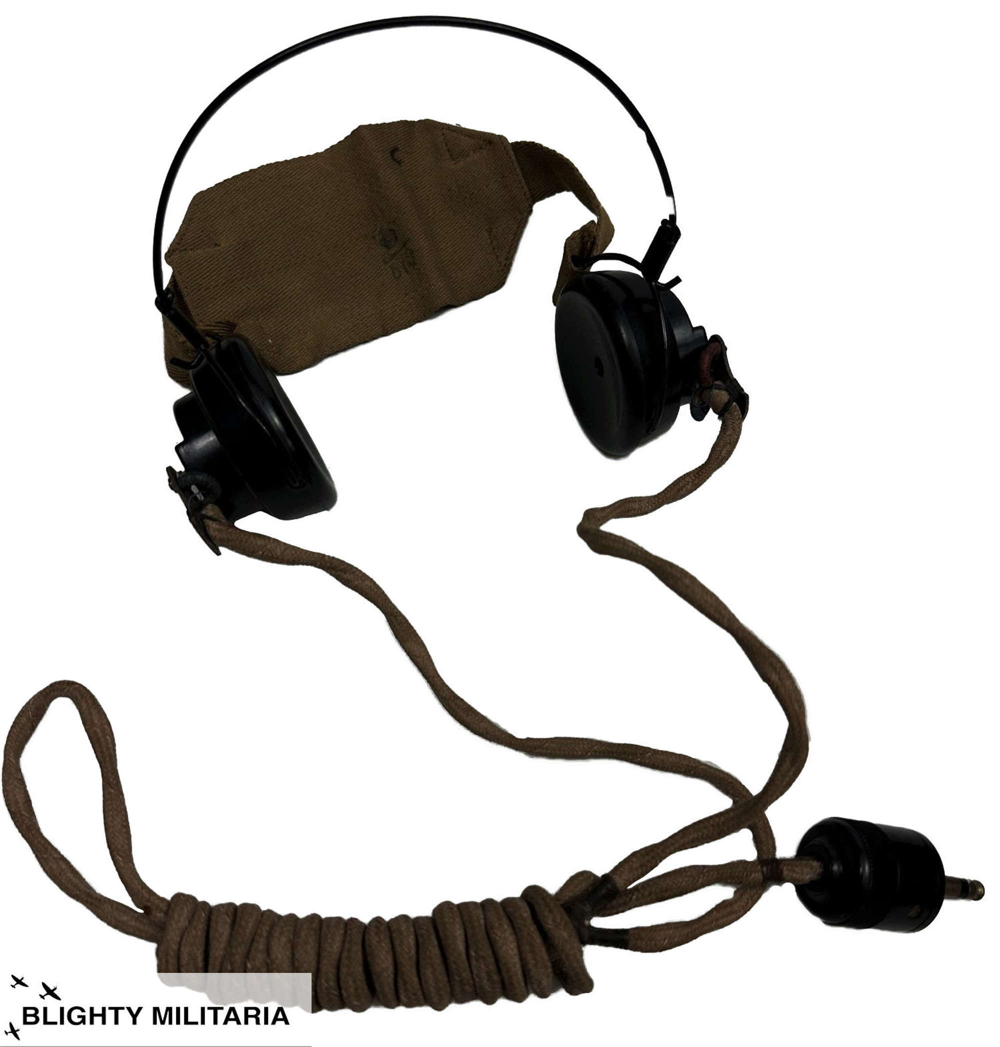 Original WW2 British Army DLR No. 5 Headphones
