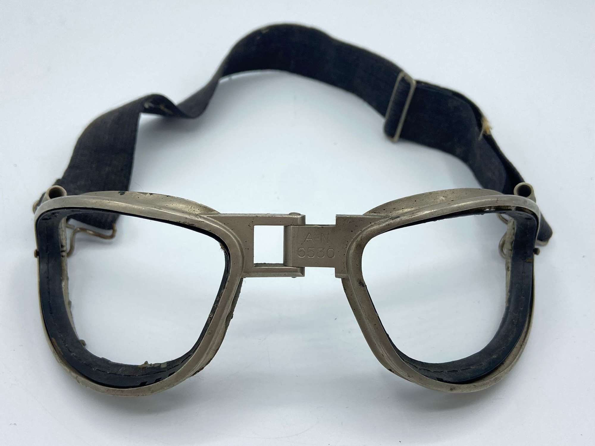 WW2 United States Army Navy Airforce AN-6530 Goggles & Strap