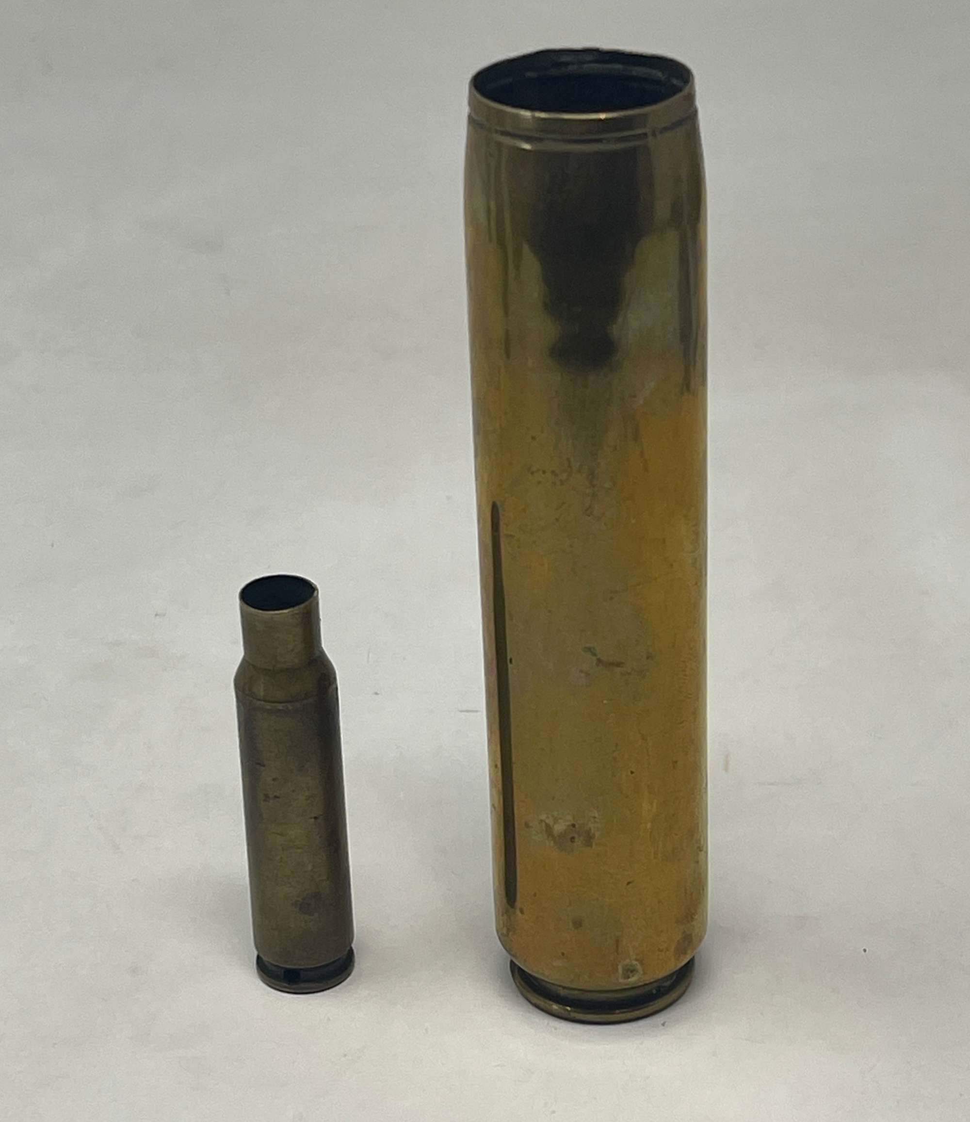 WW2 1944 British  Dated 20mm Oerikon Ammunition Shell Casing