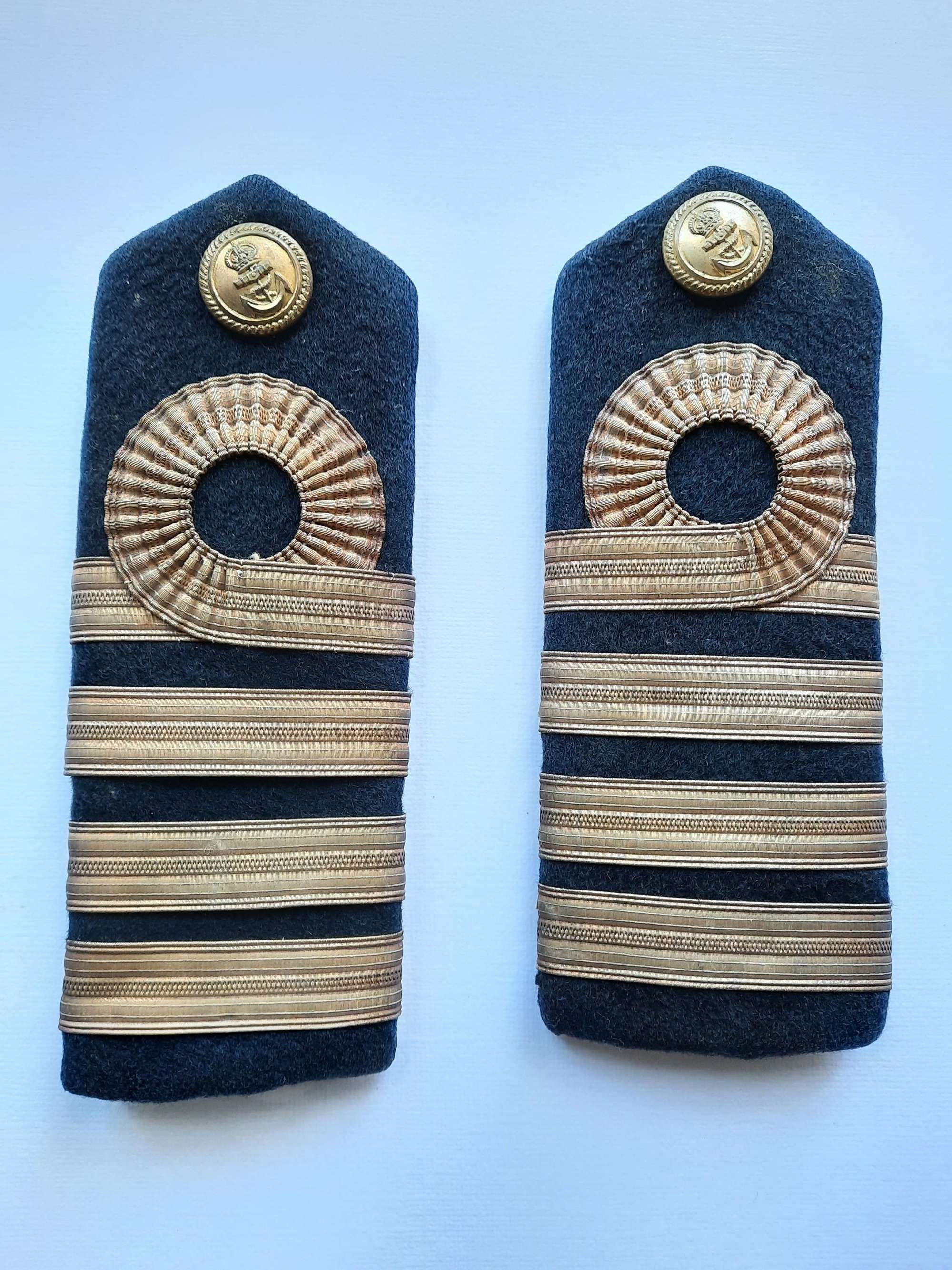 WW2 Royal Navy Captain's Shoulder Boards