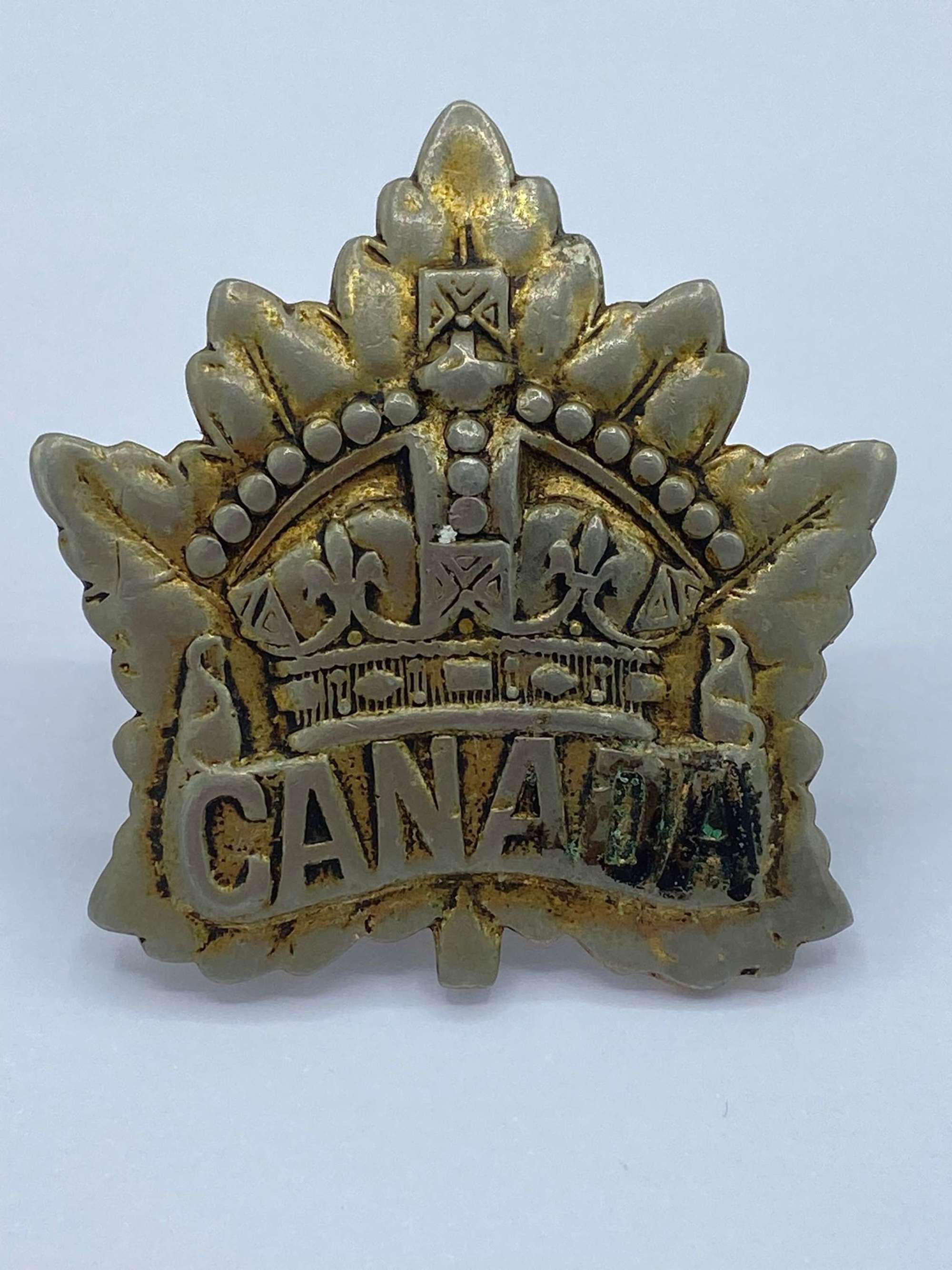 WW1 Canadian General List Silvered Cap Badge By Roden Bros Toronto